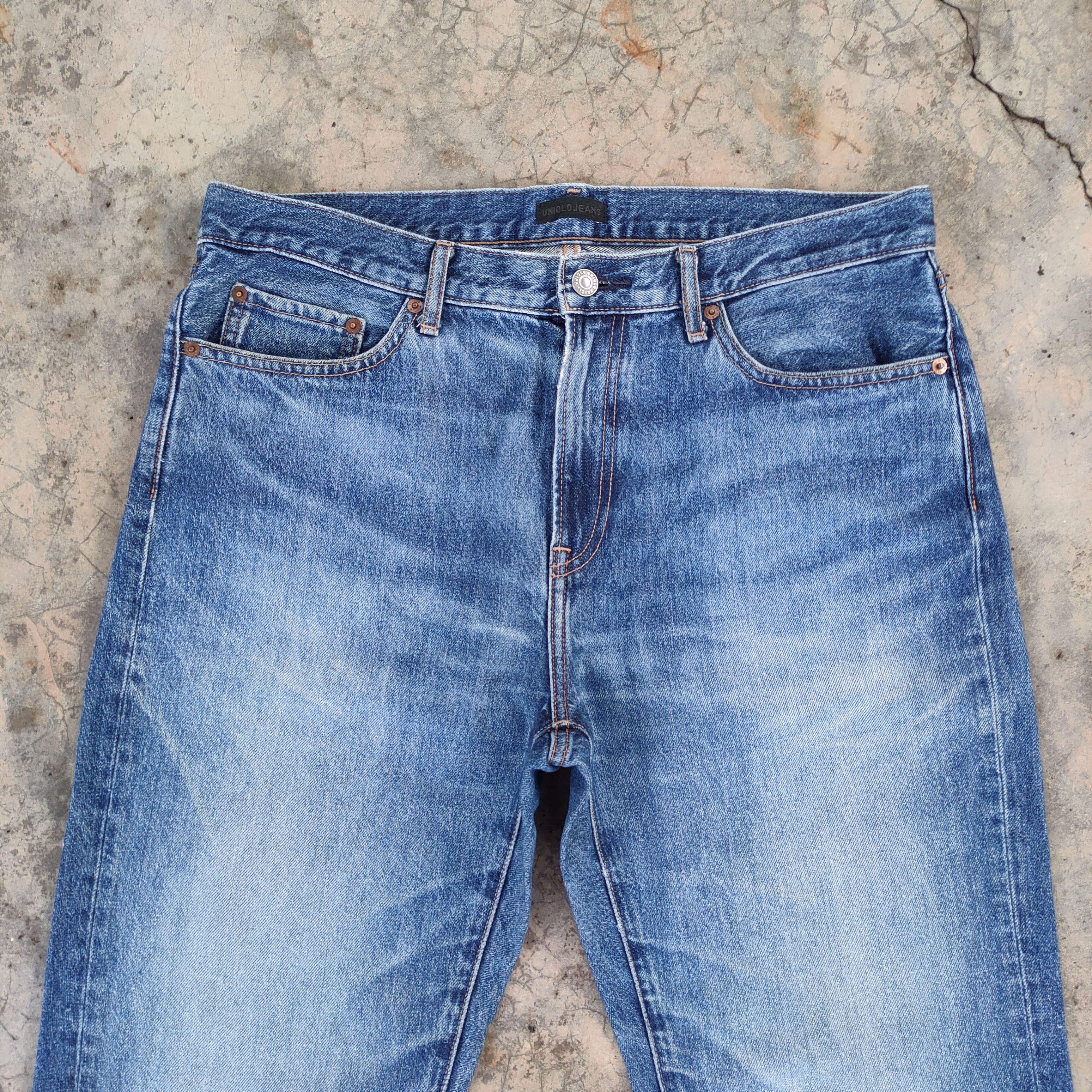 Japanese Brand × Jean × Vintage VINTAGE JAPANESE FADED JEANS DENIM PANTS Size US 35 - 2 Thumbnail