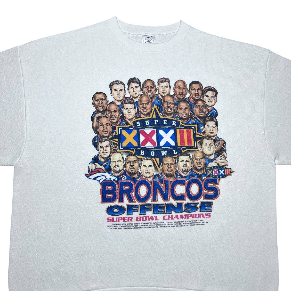 NFL Vtg 1997 NFL Denver Broncos Super Bowl Caricature Sweatshirt Size US XL / EU 56 / 4 - 4 Thumbnail