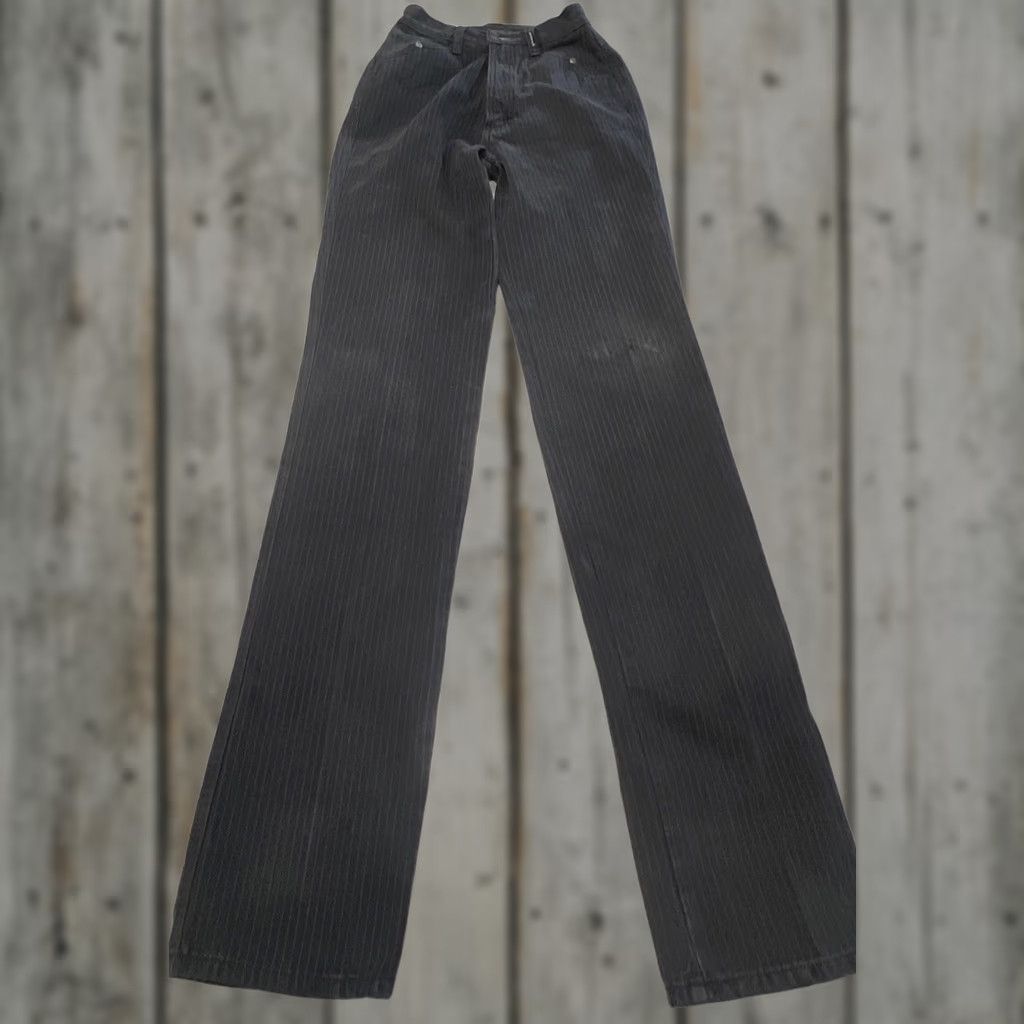Vintage VINTAGE Rockies Western Jeans Women’s 24x36 Black Striped Bareback 1990s Womens Size 42" / US 20 - 1 Thumbnail