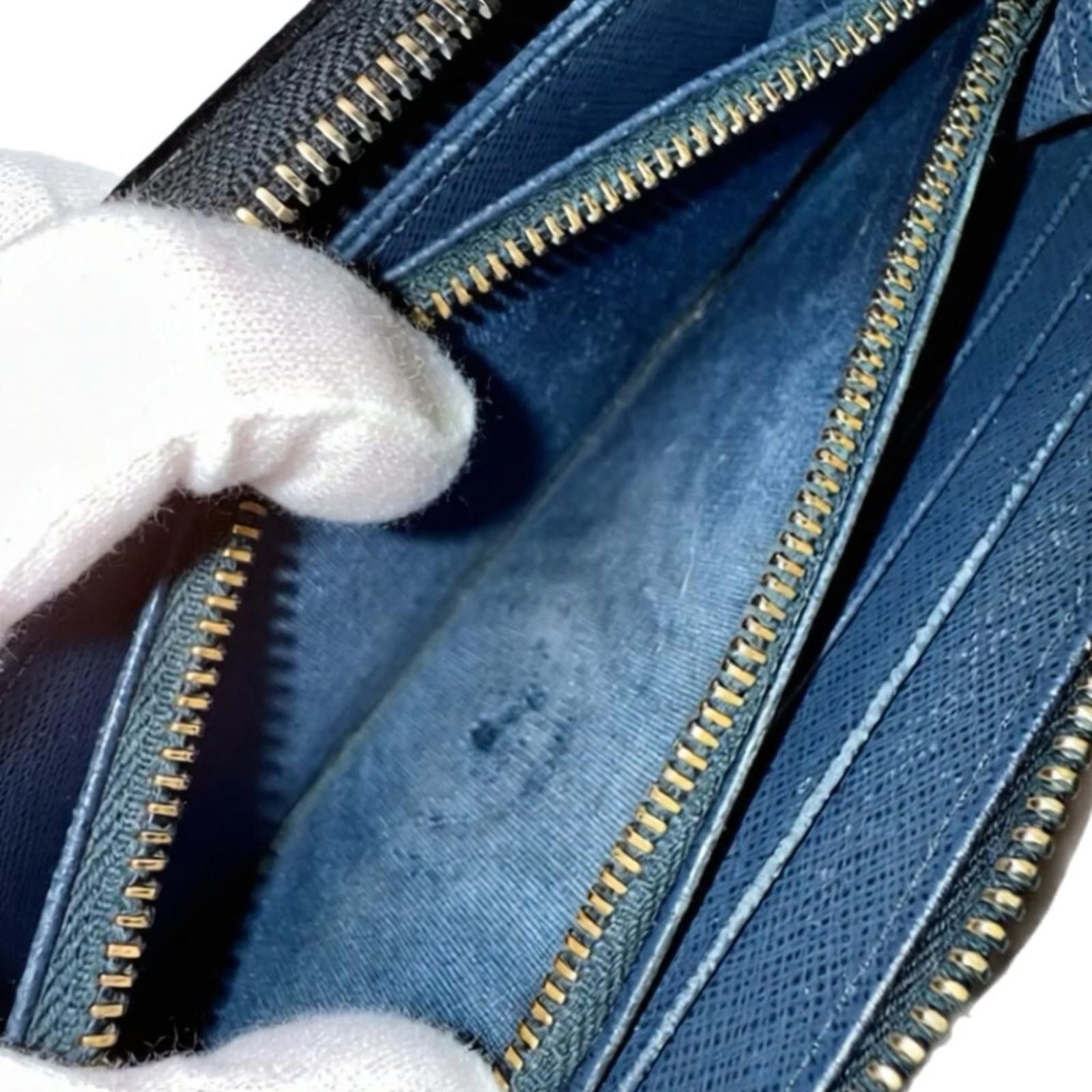 Prada AUTHENTIC REWORKED Prada Saffiano Zippy Wallet- REDYED COND Size ONE SIZE - 9 Thumbnail
