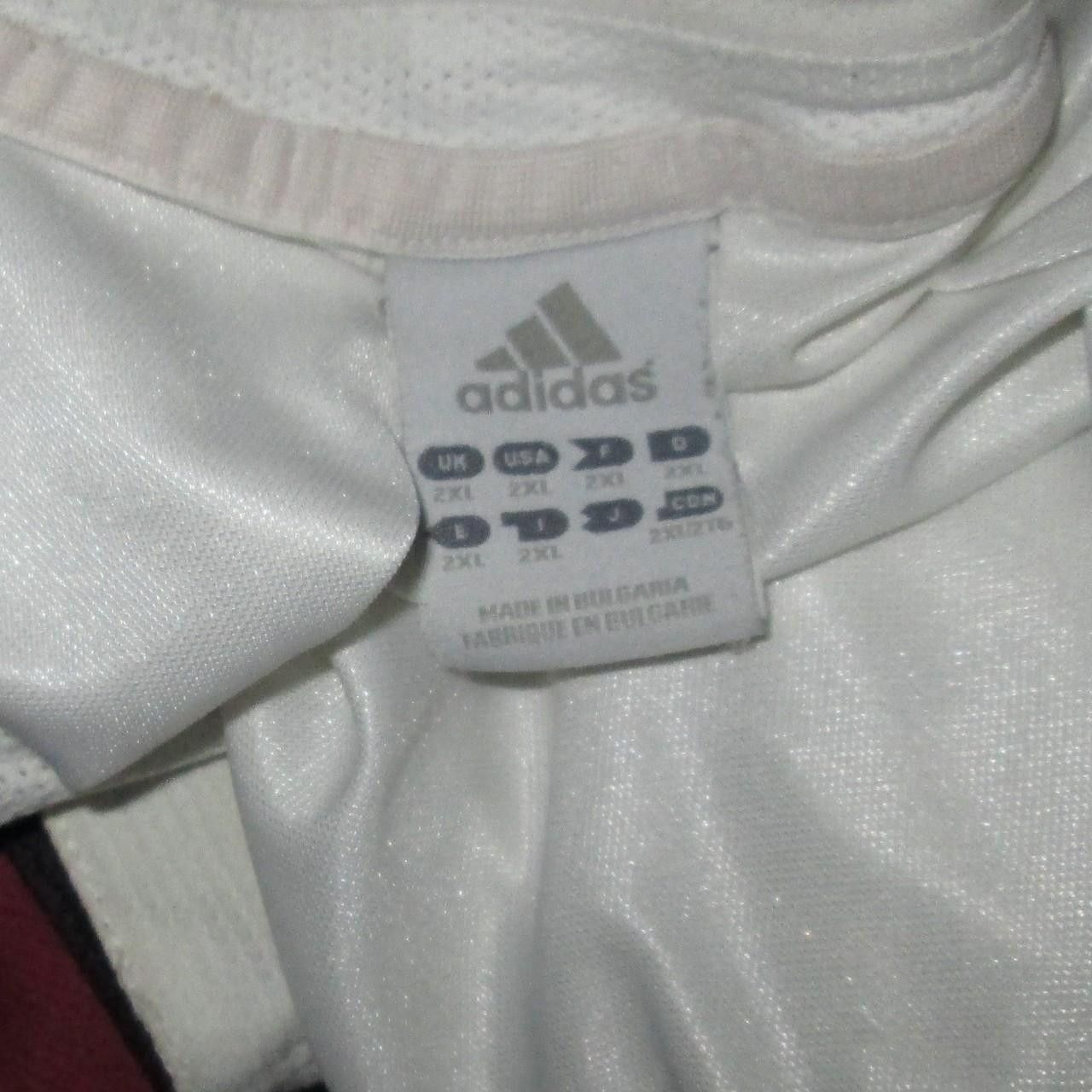 Adidas Denmark 2004 2005 Away Shirt Jersey Size US XXL / EU 58 / 5 - 3 Thumbnail