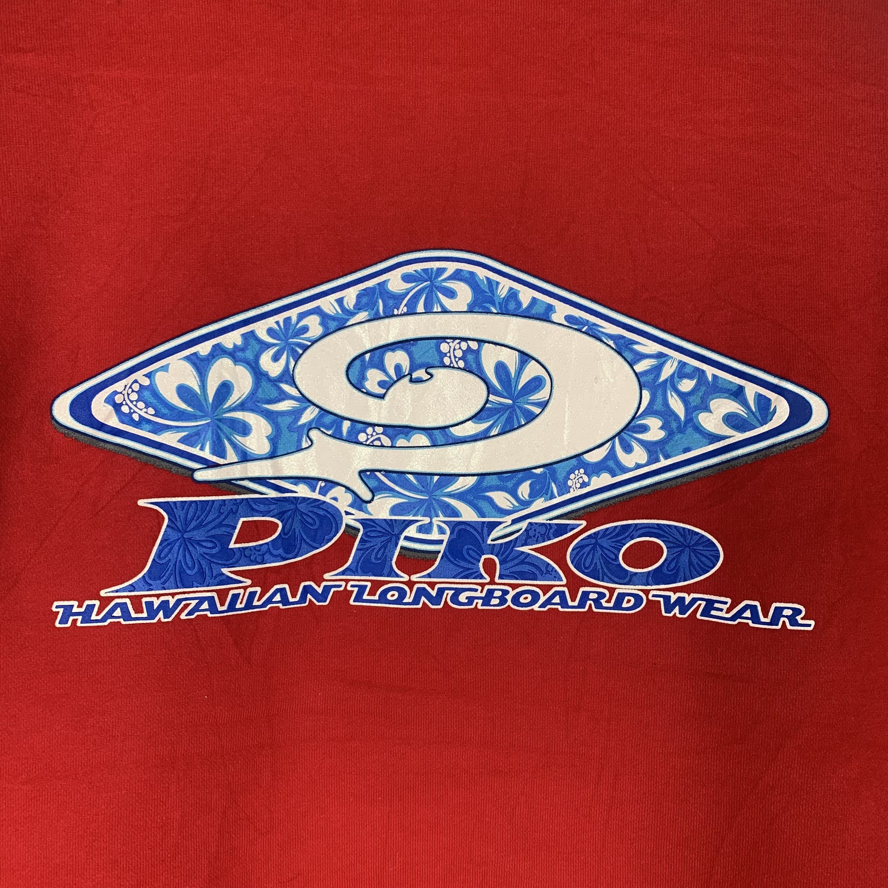 Vintage Piko Hawaiian Longboard Surfboard Sweatshirt Crewneck Size US L / EU 52-54 / 3 - 2 Thumbnail