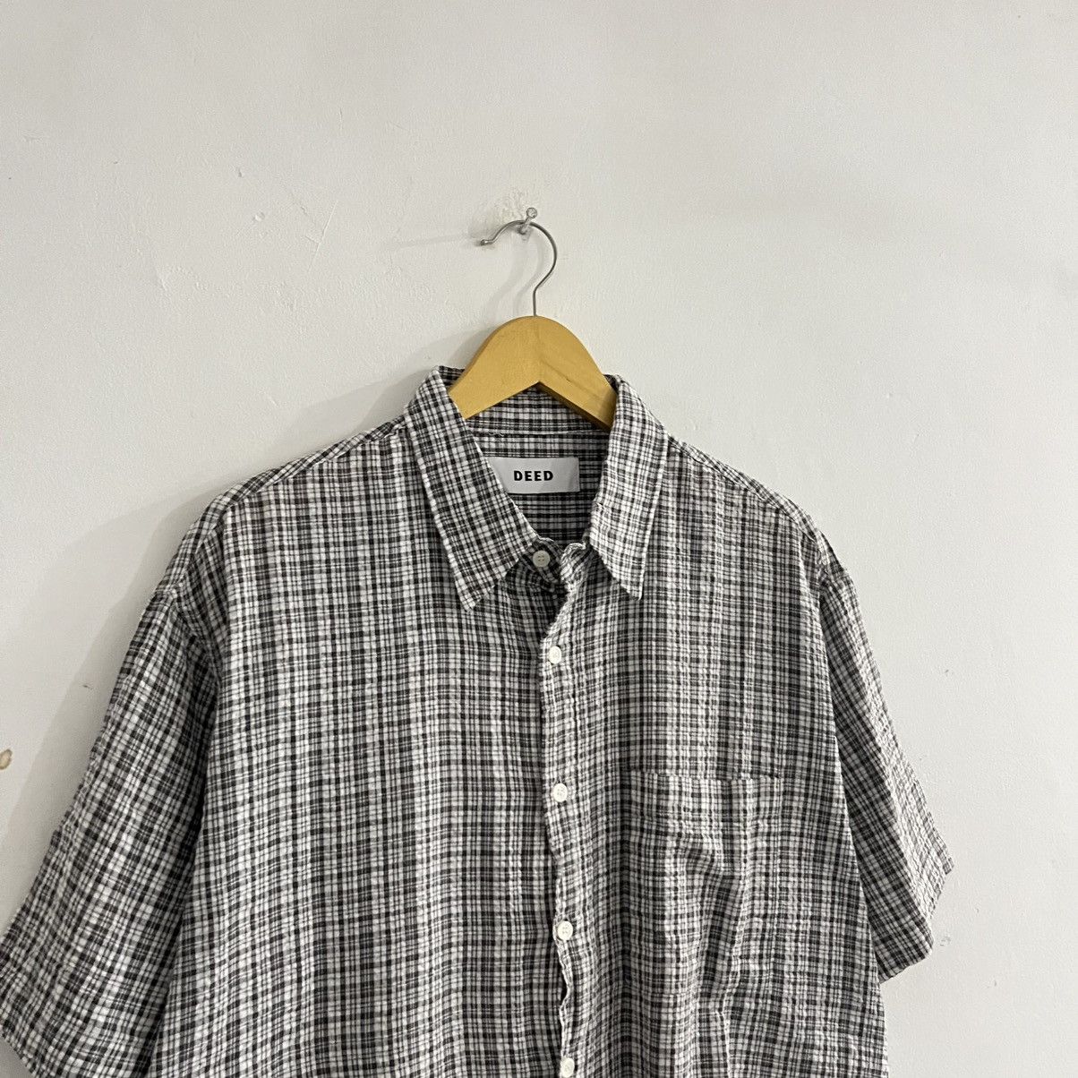 Japanese Brand Deed - Plaid SS Button Up Shirt Size US L / EU 52-54 / 3 - 3 Thumbnail