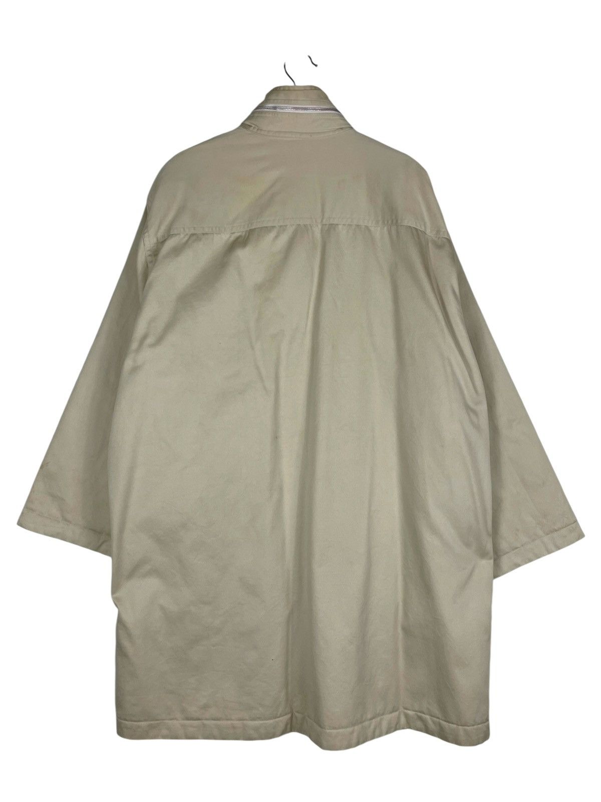 Issey Miyake ARCHIVES💥 80s BOXY COAT ISSEY MIYAKE BUTTON LONG JACKET Size US L / EU 52-54 / 3 - 6 Thumbnail