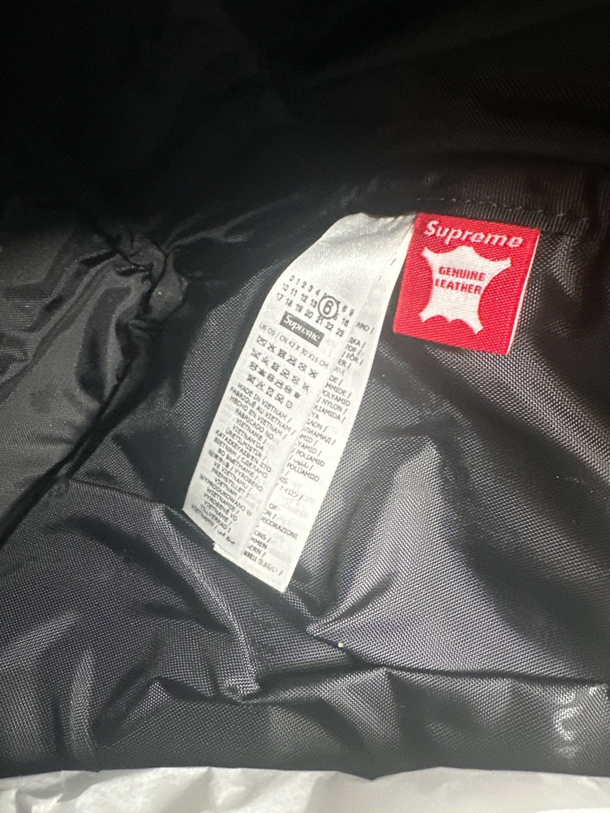 Maison Margiela × Supreme Supreme MM6 Maison Margiela Eagle Leather Backpack Size ONE SIZE - 7 Thumbnail
