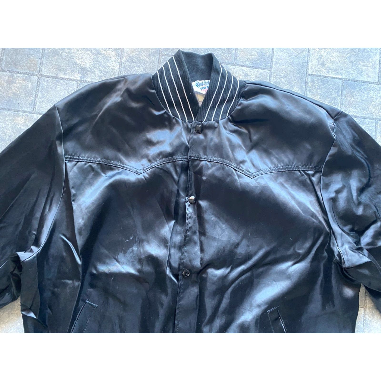 Vintage VINTAGE West Ark Jacket Mens 2XL Black Nylon Illinois Made In USA Size US XXL / EU 58 / 5 - 4 Thumbnail