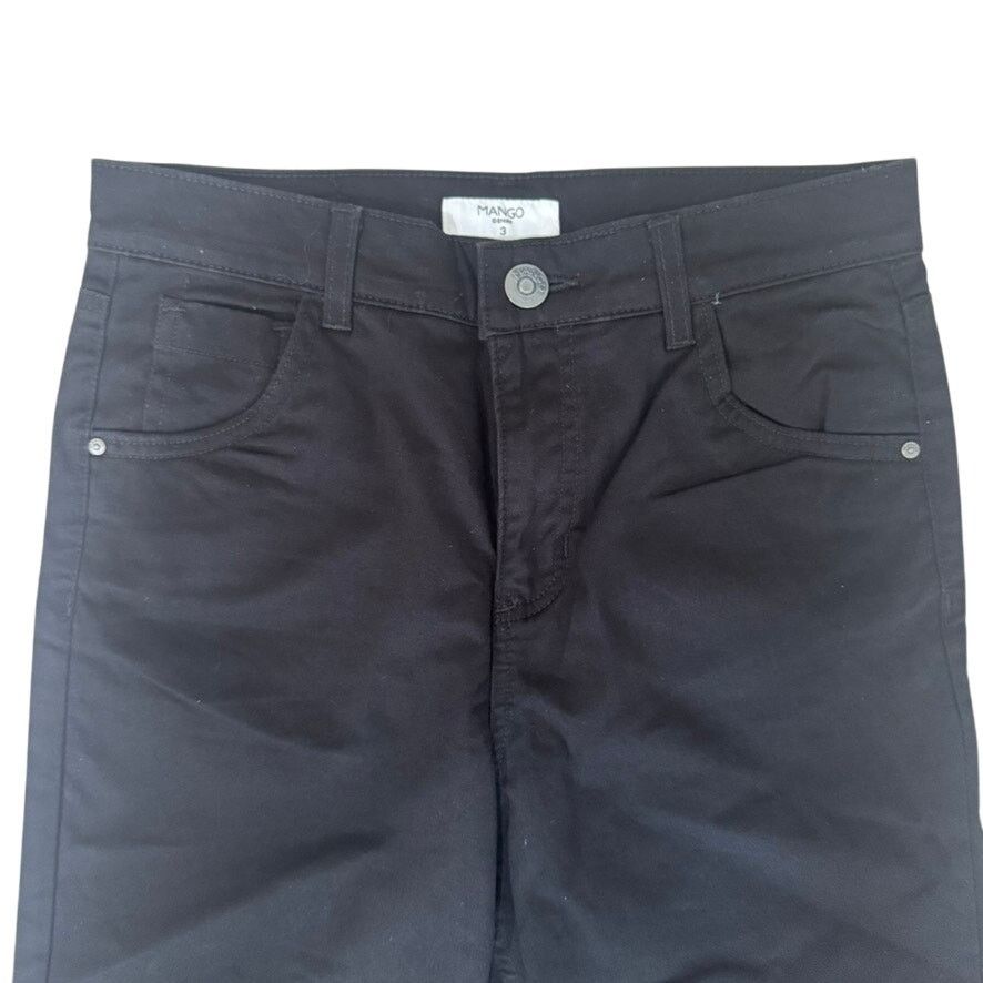 Mango MANGO High Rise Skinny Jeans in Black, Size 3 Size 26" / US 2 / IT 38 - 2 Thumbnail