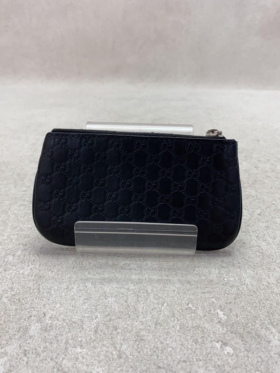 Gucci Gucci Micro Guccissima Leather Coin Case Navy Size ONE SIZE - 2 Thumbnail