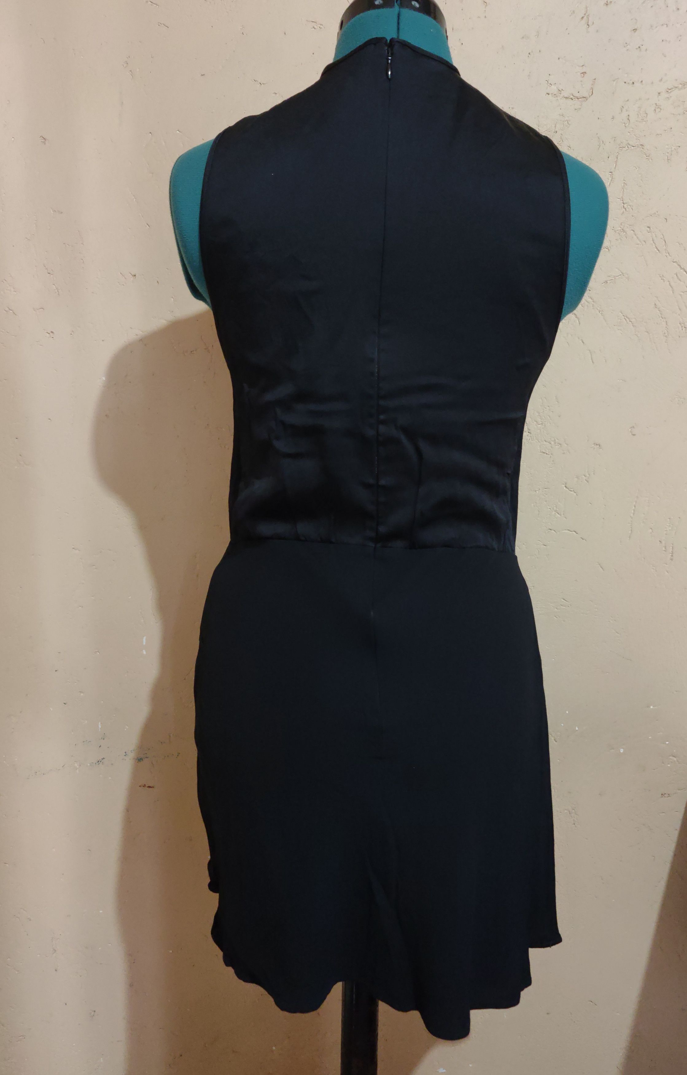 Versace × Versus Versace VERSUS VERSACE MINI BLACK DRESS Size M / US 6-8 / IT 42-44 - 3 Thumbnail
