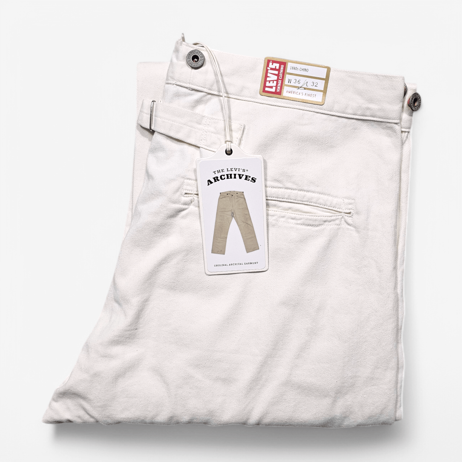 Levi's Vintage Clothing NWT LVC Levi's Vintage Clothing 1880s Chino Pants Repro SS23 Size US 36 / EU 52 - 2 Thumbnail