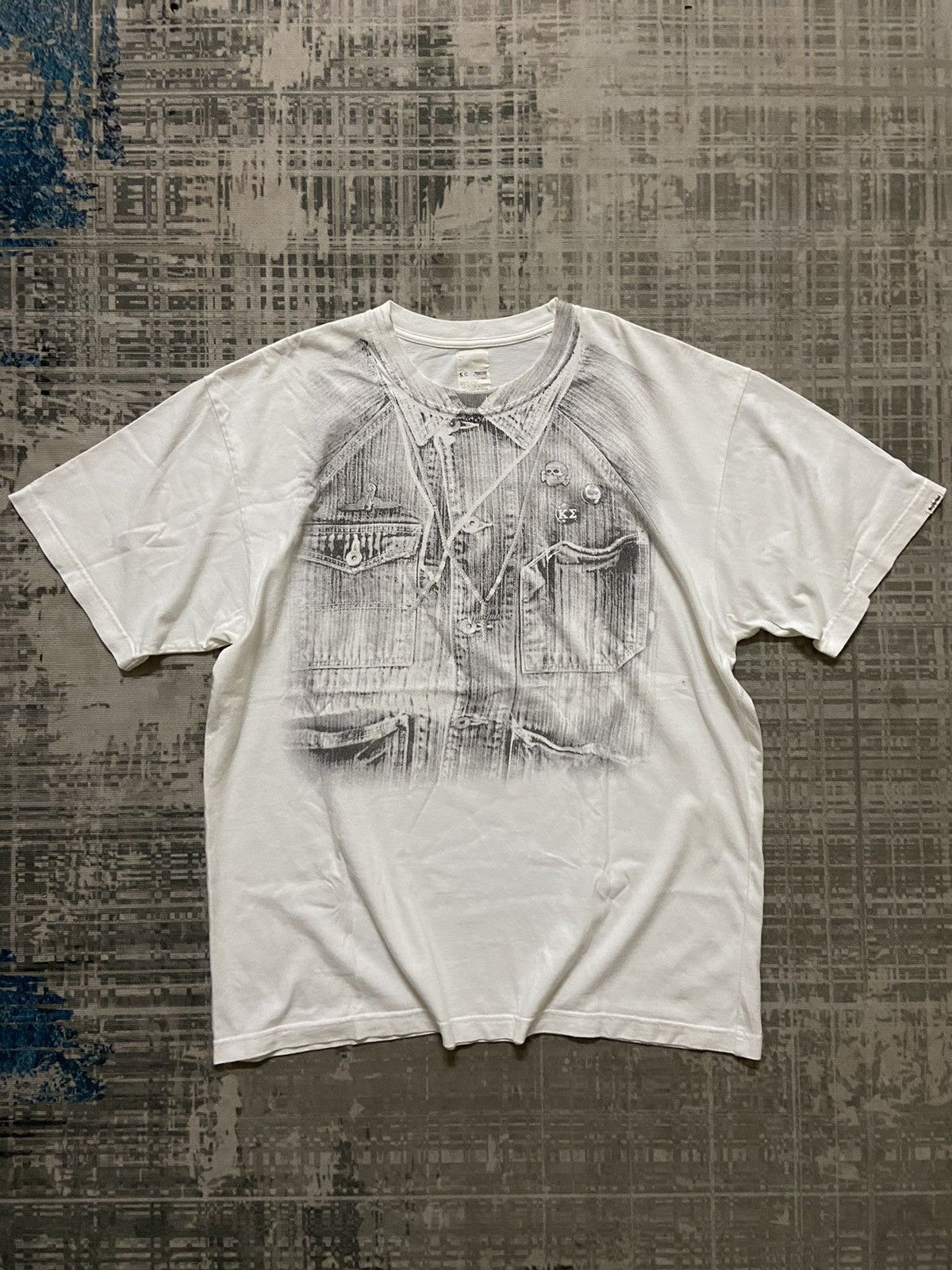 Neighborhood NEIGHBOURHOOD WHITE TEE RARE DESIGN Size US XL / EU 56 / 4 - 2 Thumbnail