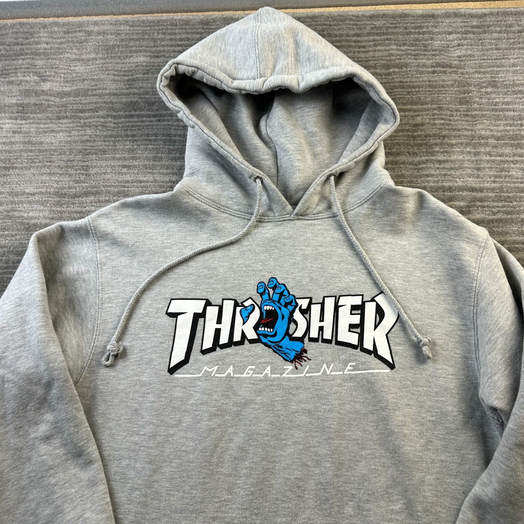 Thrasher Thrasher Hoodie Mens Small Gray Santa Cruz Skateboarding Screaming Hand Size US S / EU 44-46 / 1 - 3 Thumbnail