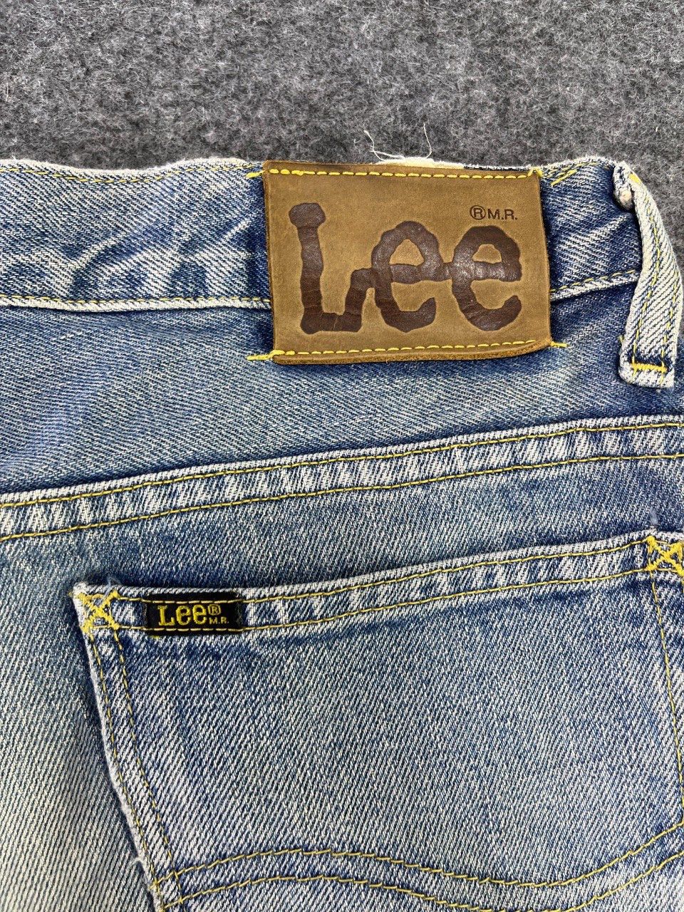 Lee Lee Rider Distressed Jeans J797 Size US 32 / EU 48 - 14 Thumbnail