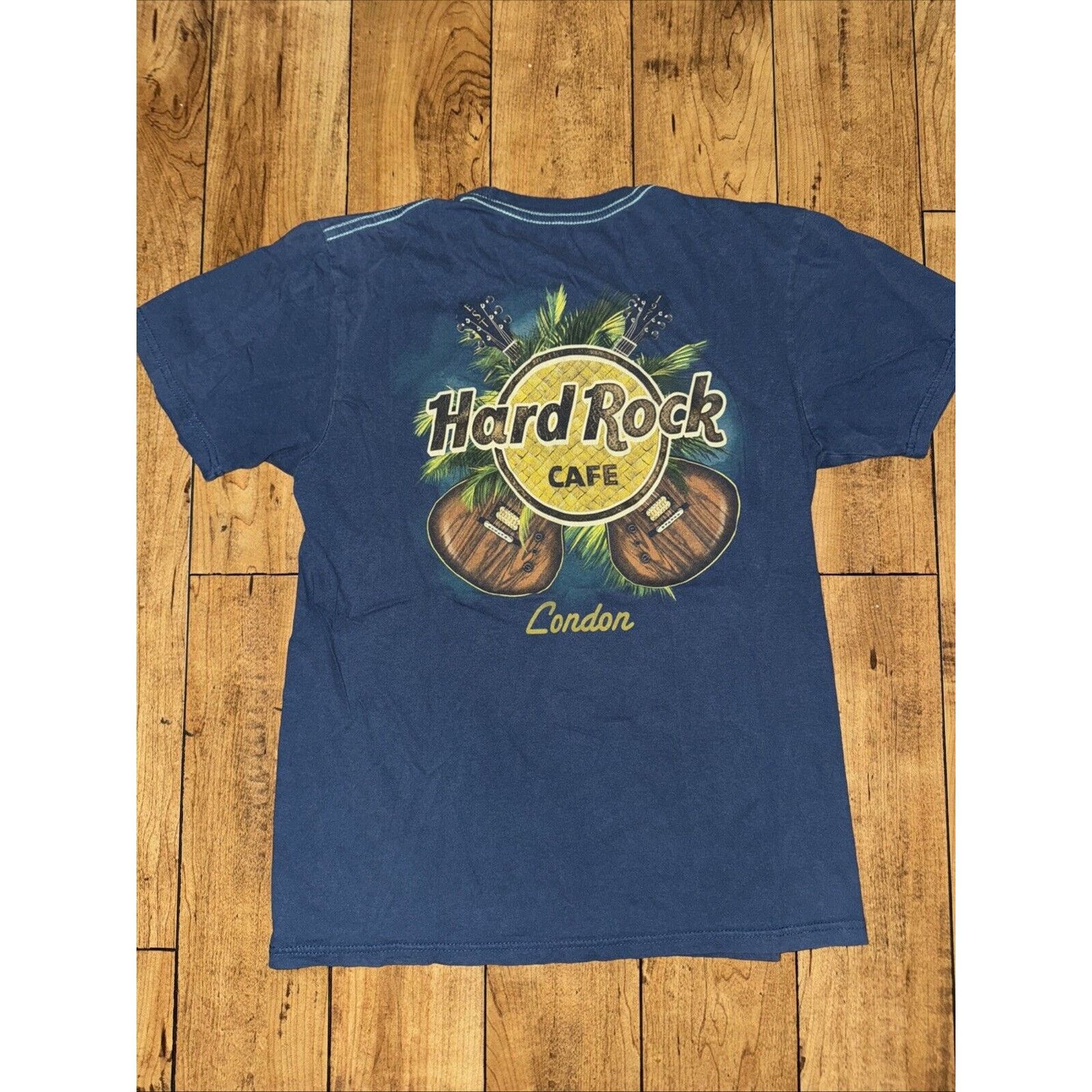 Band Tees × Hard Rock Cafe × Vintage Hard Rock Cafe London T-Shirt Blue Medium 19x24 Size US M / EU 48-50 / 2 - 1 Thumbnail