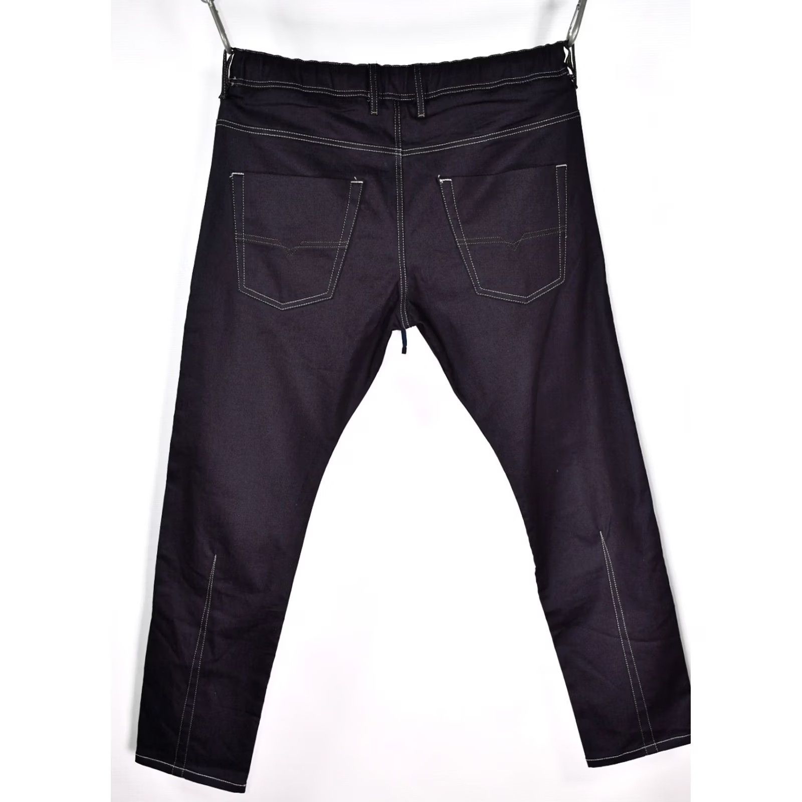 Diesel Diesel Krooley-NE Stretch Jogg Jeans Sweat Jeans Mens Pants W32 Gray 90% Cotton 8% Polyester 2% Elastane Vintage No Size US 32 / EU 48 - 2 Thumbnail