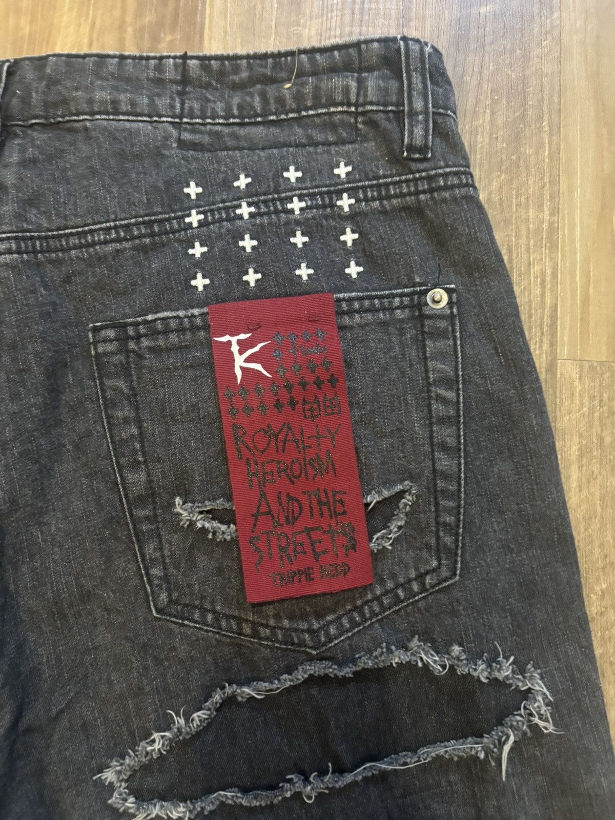Ksubi Ksubi Anti K Shredded Black Size US 34 / EU 50 - 3 Thumbnail