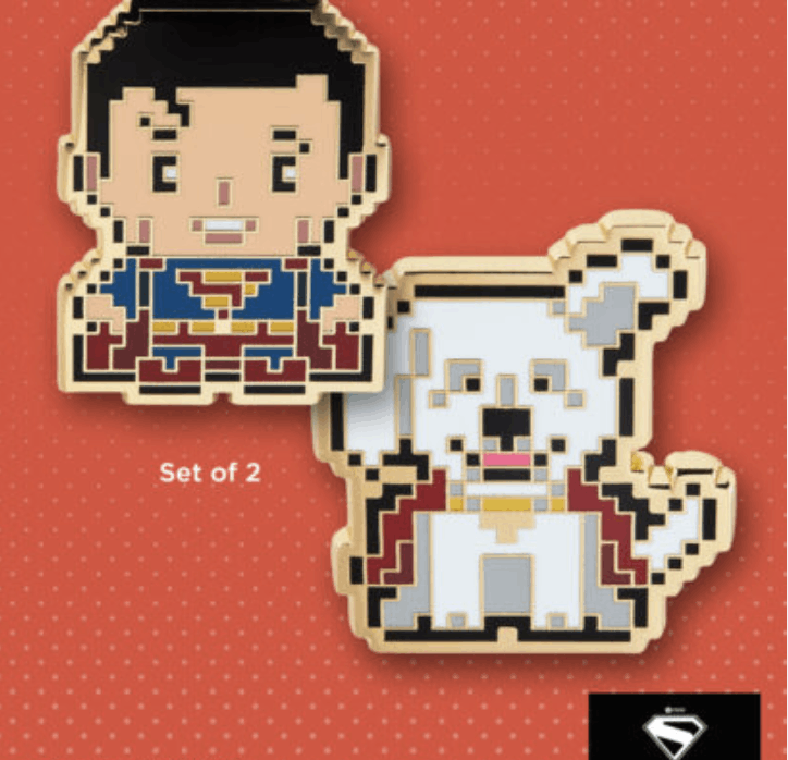 Other Hallmark Superman & Krypto PXL8 Pin Set SDCC 2025 Comic-Con Size ONE SIZE - 1 Thumbnail