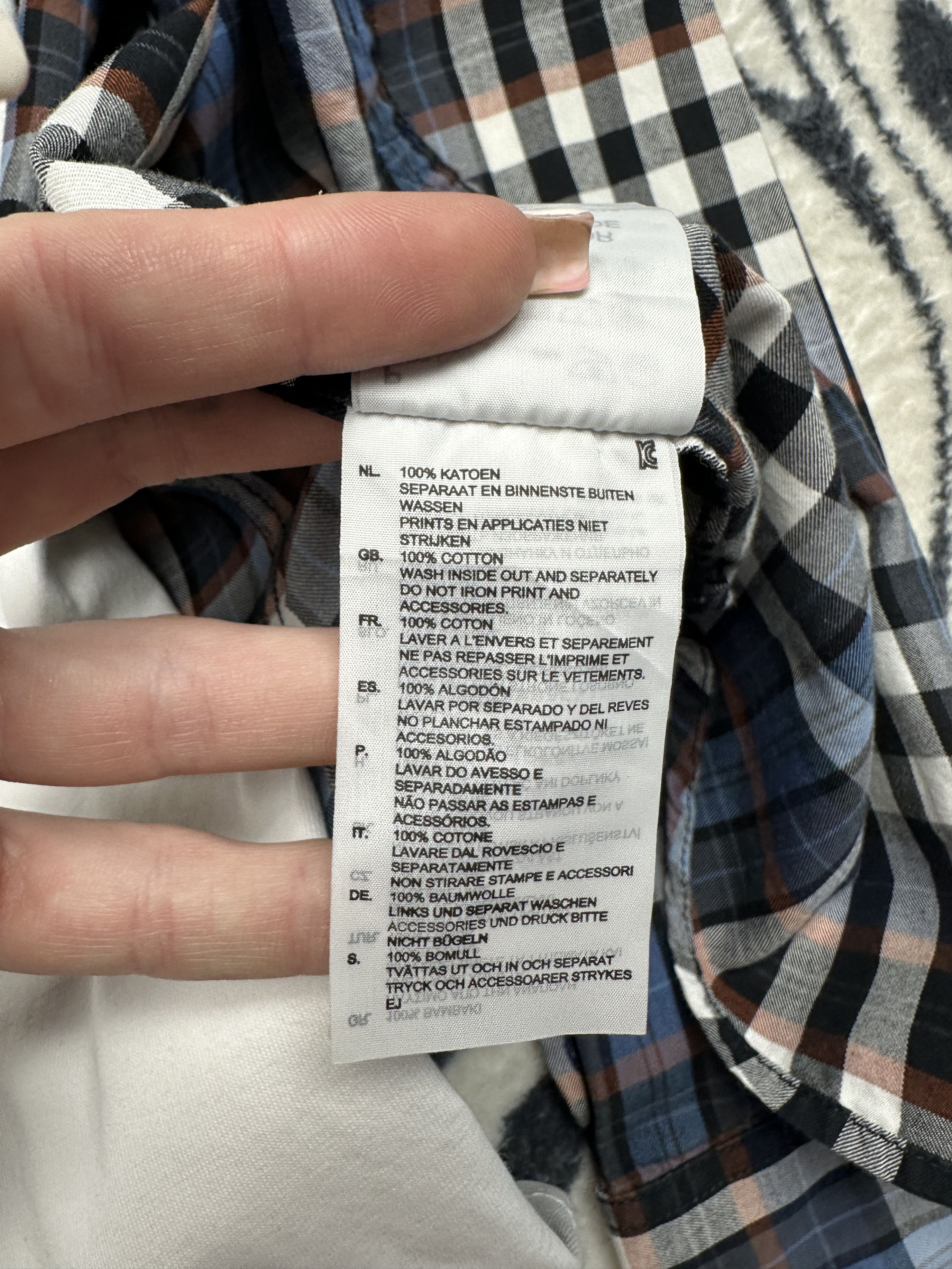 G-Star G Star Raw Mens Aero Phantom Chech Plaid Shirt Size US S / EU 44-46 / 1 - 6 Thumbnail