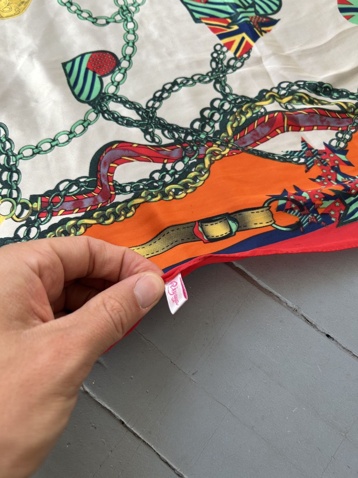 Vintage Vintage silk scarf Size ONE SIZE - 5 Thumbnail
