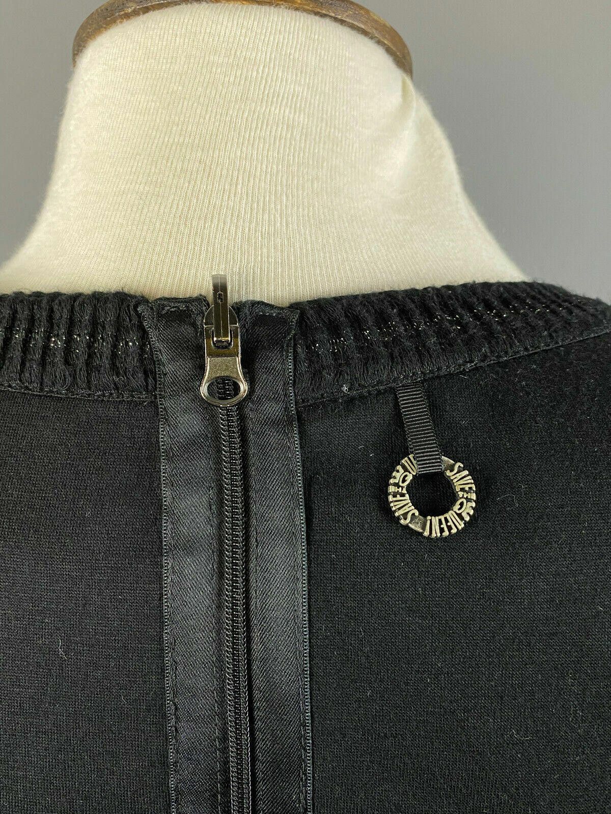 Designer Save The Queen Black / Purple A-Line Reversible Dress Size M / US 6-8 / IT 42-44 - 8 Thumbnail