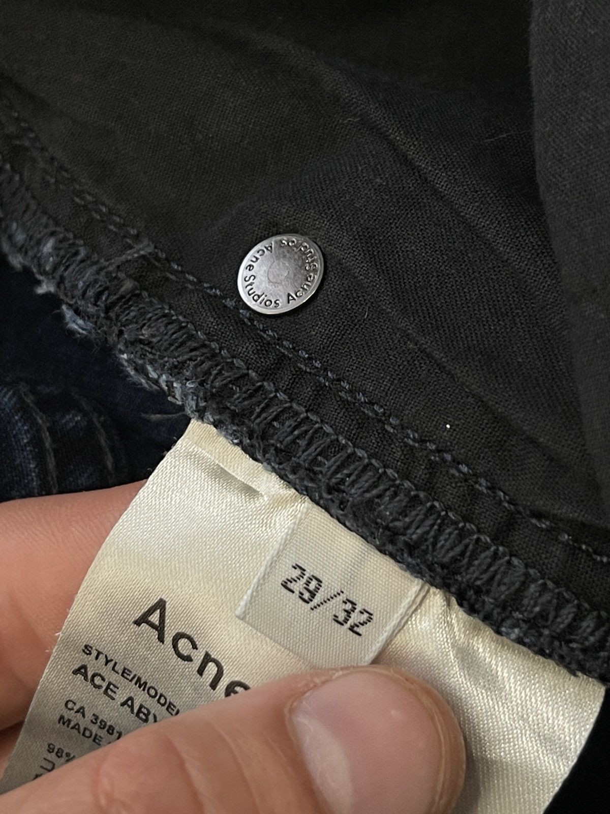 Acne Studios Acne Studios men’s jeans pants blue denim Size US 29 - 8 Thumbnail