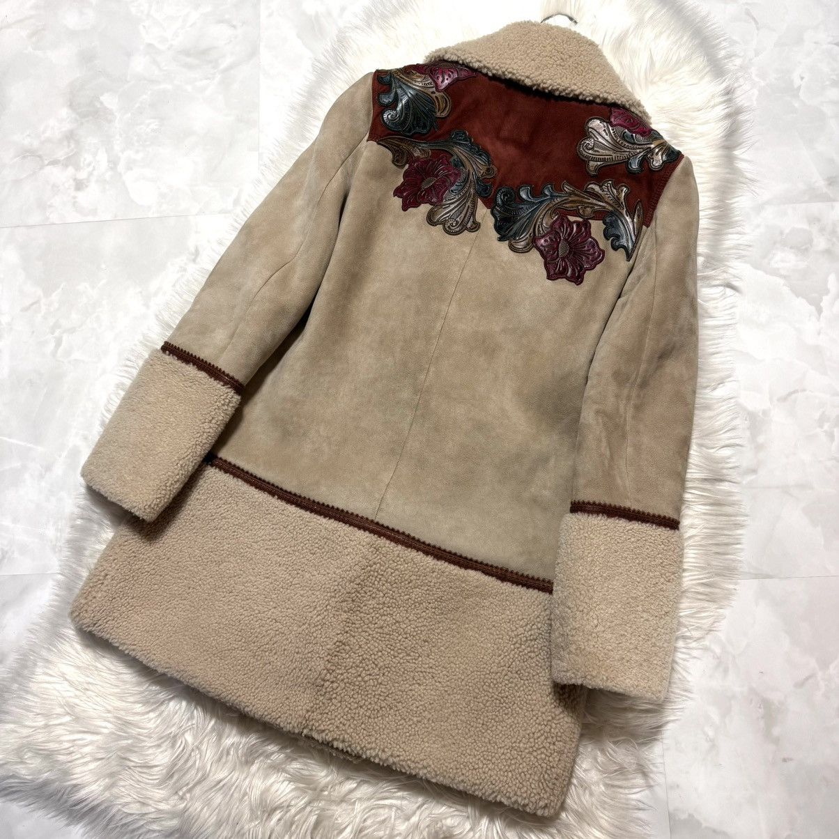 Fay List price 850,000 yen fay Tod's Flower Leather Switch Coat Size S / US 4 / IT 40 - 10 Thumbnail