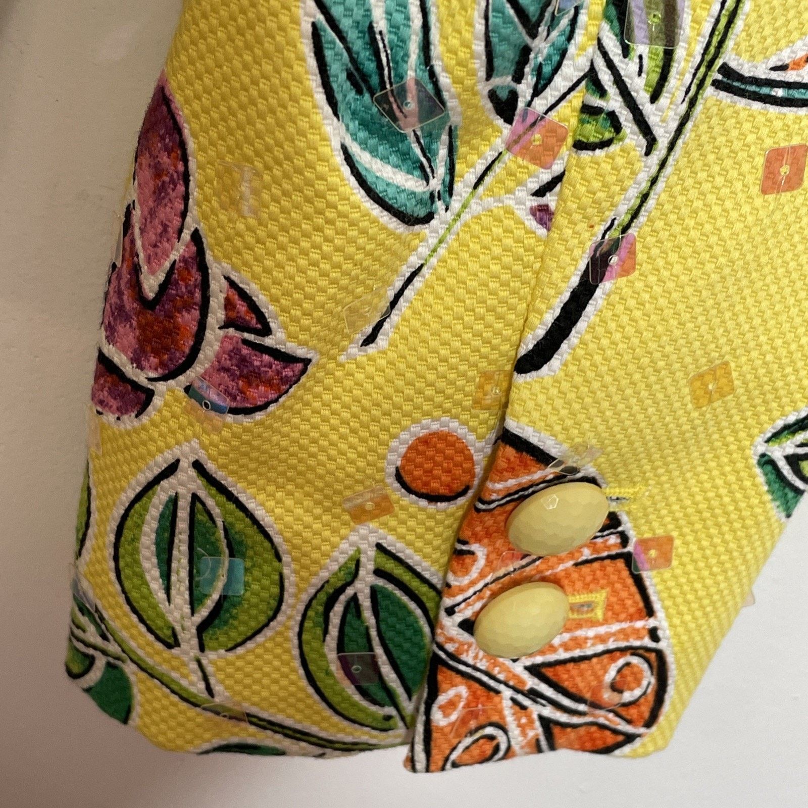 Other REDD Jeans 10 Denim JACKET Button-up Long Sleeves YELLOW Size L / US 10 / IT 46 - 14 Thumbnail