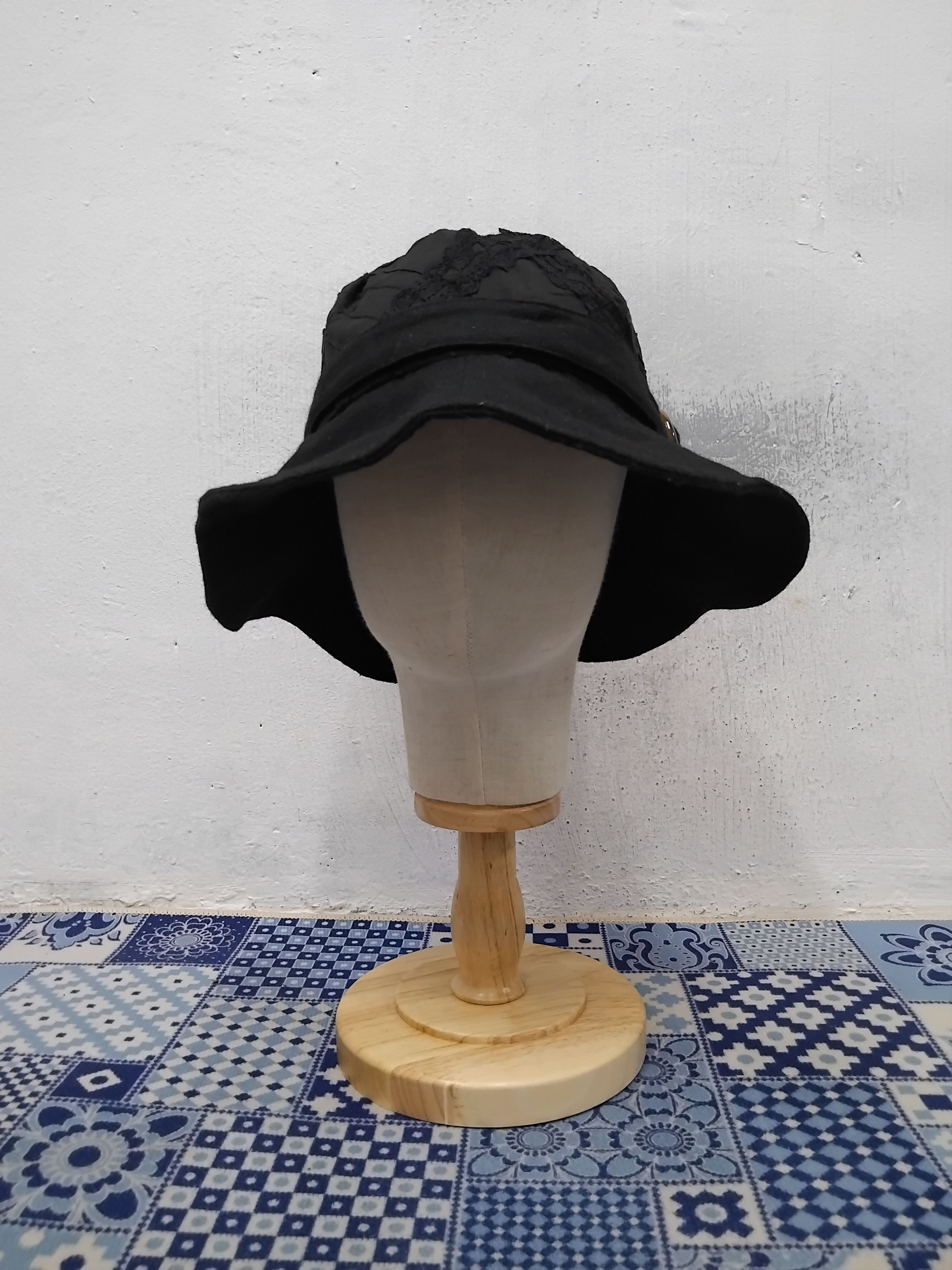 Japanese Brand La chambre d ine. Ribbon black hat Size ONE SIZE - 4 Thumbnail