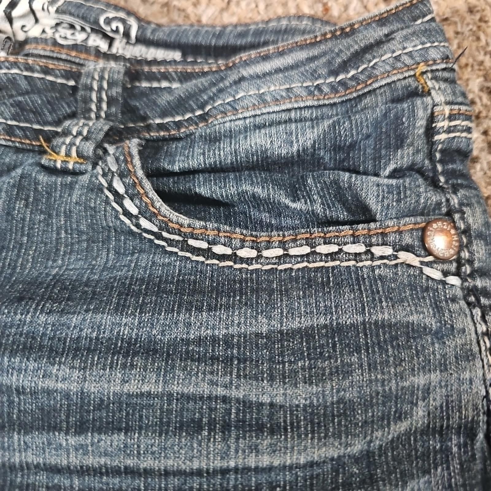 Other H2J By Hydraulic Cuffed Denim Shorts sz 5/6 Size 28" / US 6 / IT 42 - 2 Thumbnail
