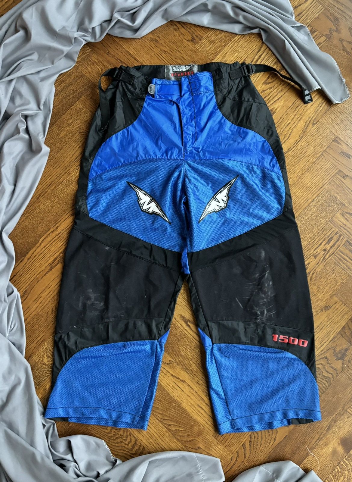Vintage Roller Hockey Pants Y2K Nylon Paintball Raver Sport