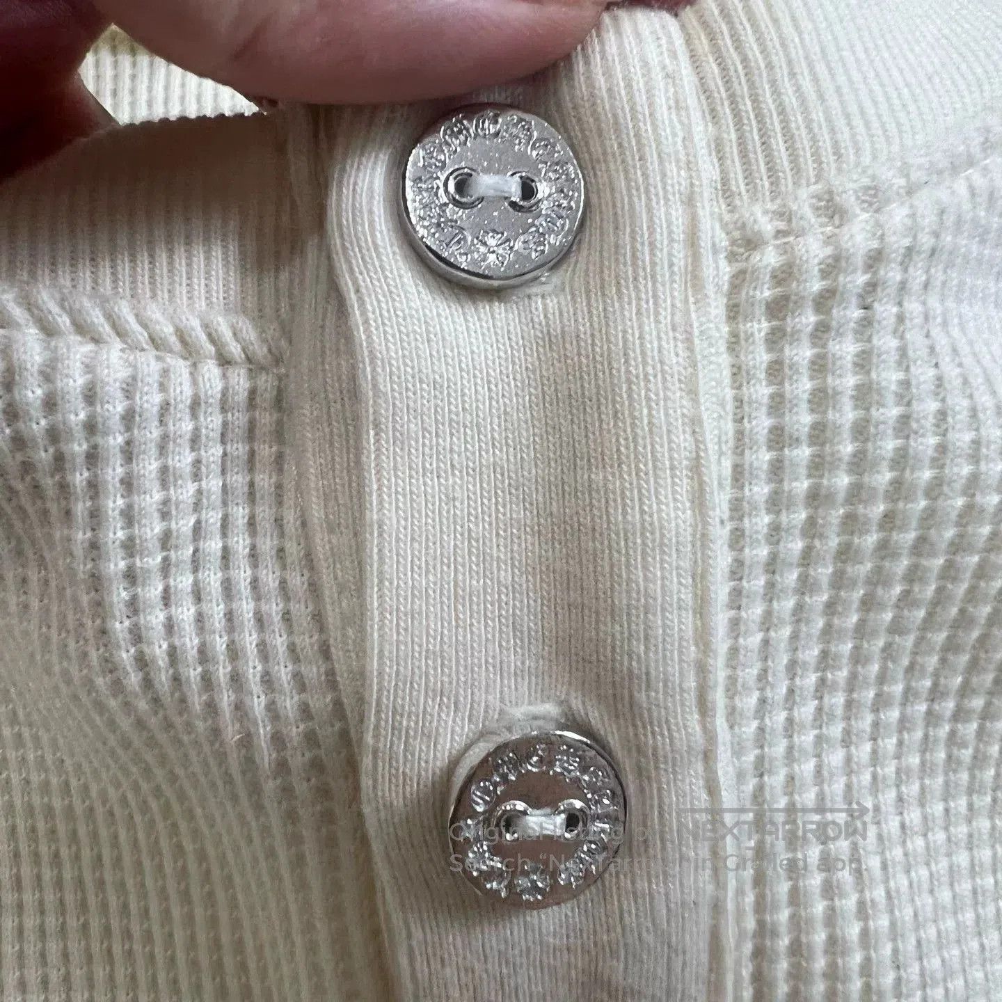Chrome Hearts Chrome Hearts Waffle Knit Long Sleeve Top. Size US S / EU 44-46 / 1 - 3 Thumbnail