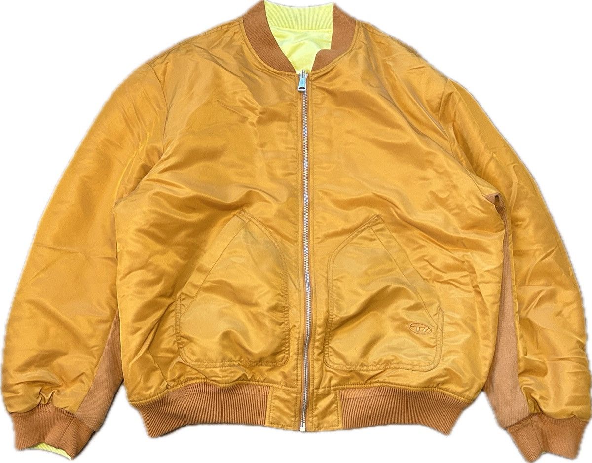 Diesel diesel J-MATT Giacca reversible yellow/orange bomber jac ket Size US L / EU 52-54 / 3 - 2 Thumbnail