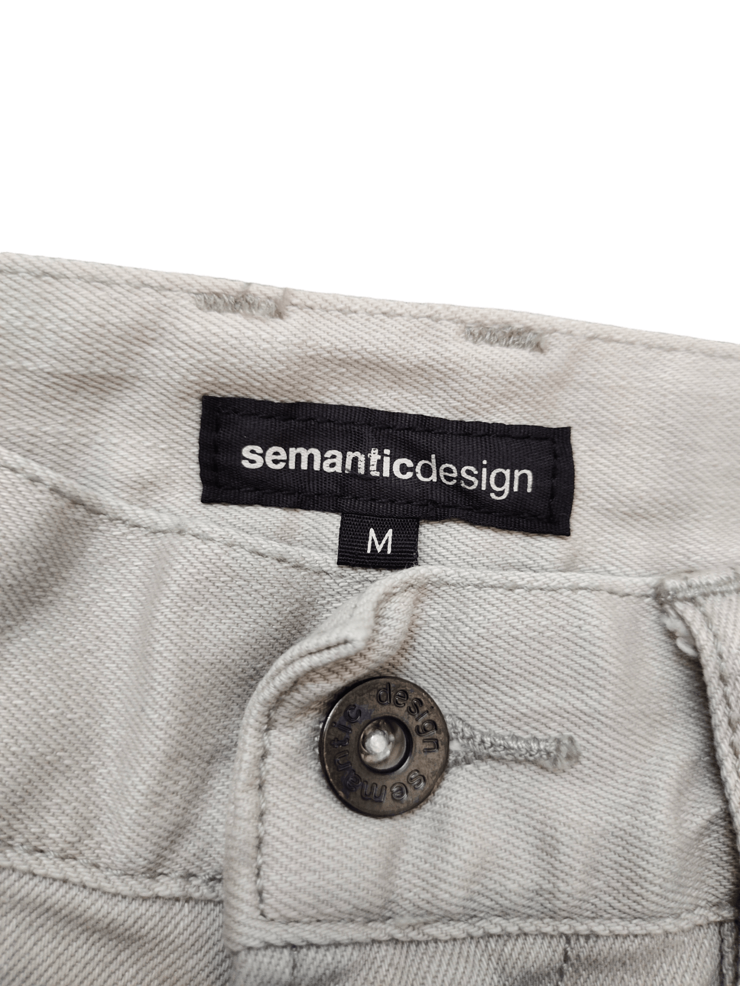 semanticdesign Semantic Design Clawmark Charcoal Design Denim Jeans Size US 31 - 17 Thumbnail
