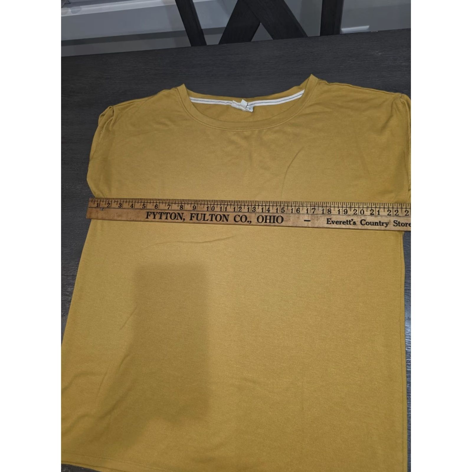 Vintage Wonderly mustard yellow basic t-shirt L Women’s Large Yellow Basic T-Shirt Size L / US 10 / IT 46 - 3 Thumbnail