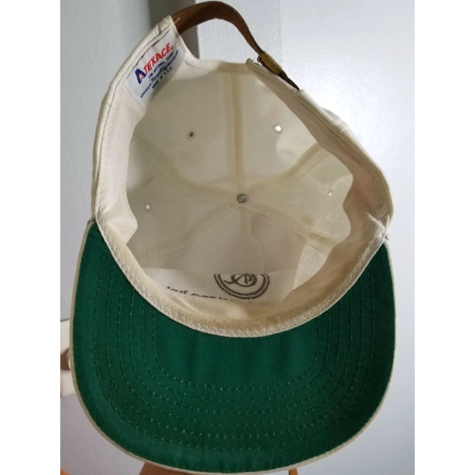 Vintage VINTAGE Texace Rancho Bernardo Inn USA Cotton Baseball Cap Hat Adult Adjustable Ivory Distressed Unisex Size ONE SIZE - 6 Thumbnail