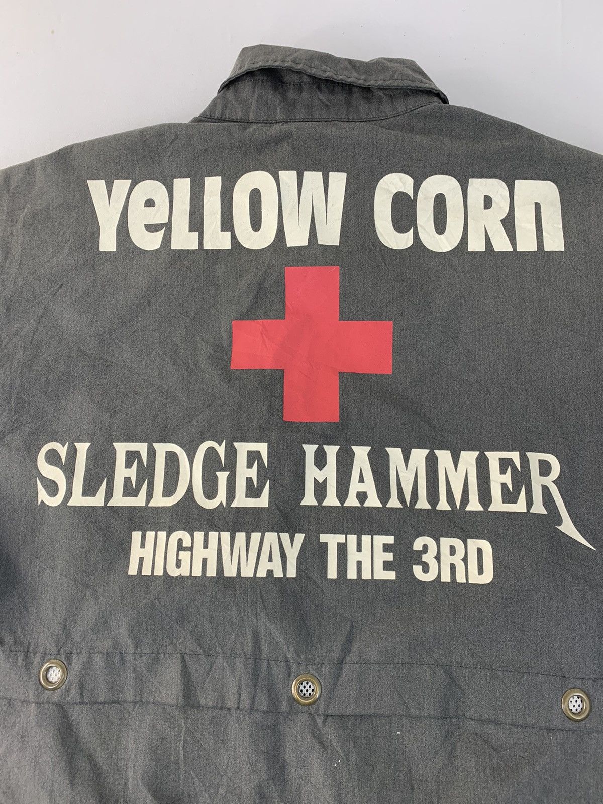 YELLOW CORN 90s Yellow Corn Sledge Hammer Highway Magician Racing Jacket Size US L / EU 52-54 / 3 - 6 Thumbnail
