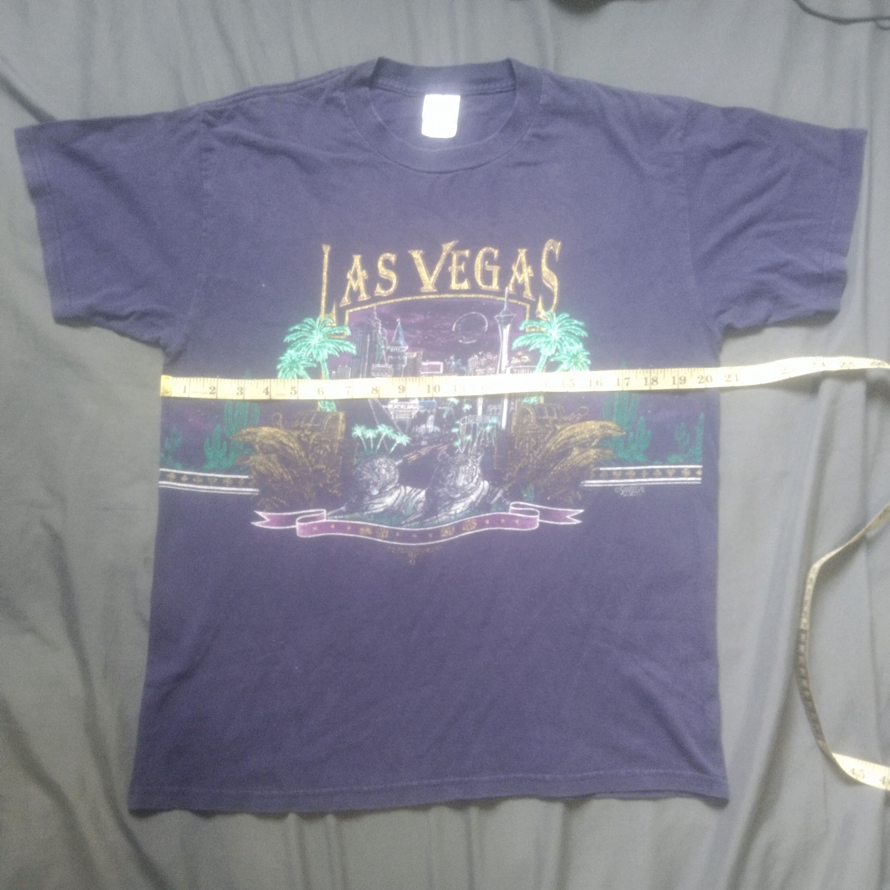 Delta × Vintage Vintage 90's Las Vegas ©️ SanSegal t shirt Size US M / EU 48-50 / 2 - 6 Thumbnail