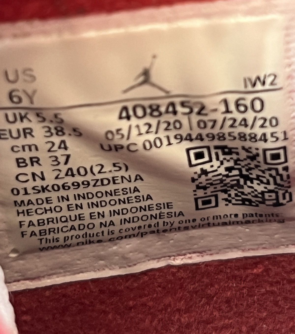Jordan Brand × Nike Jordan 4 Retro Fire Red (2020) Size US 6 / EU 39 - 8 Thumbnail