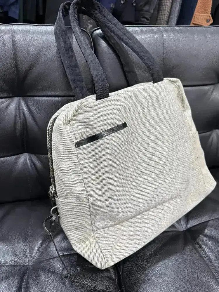 Vintage Prada 99AW Black Label Canvas Shoulder Bag