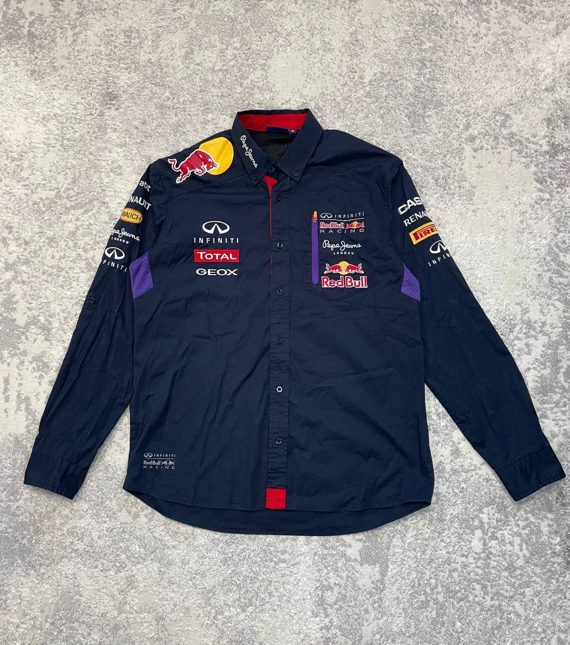 Red Bull Red Bull Racing F1 Team Shirt Infiniti Pepe Jeans Formula 1 Size US XL / EU 56 / 4 - 1 Thumbnail