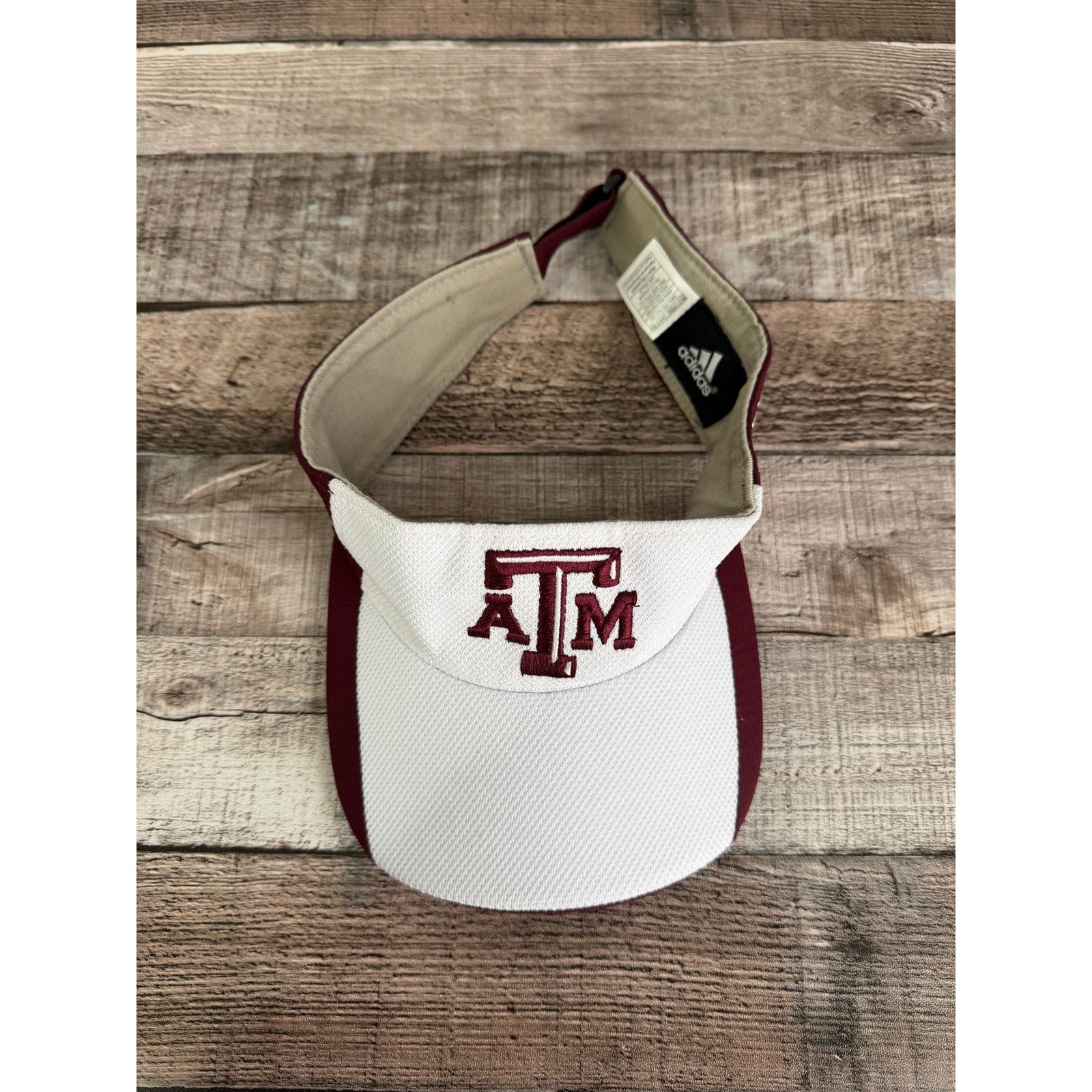 Adidas Texas A&M Aggies Adidas Adjustable Visor Size ONE SIZE - 3 Thumbnail