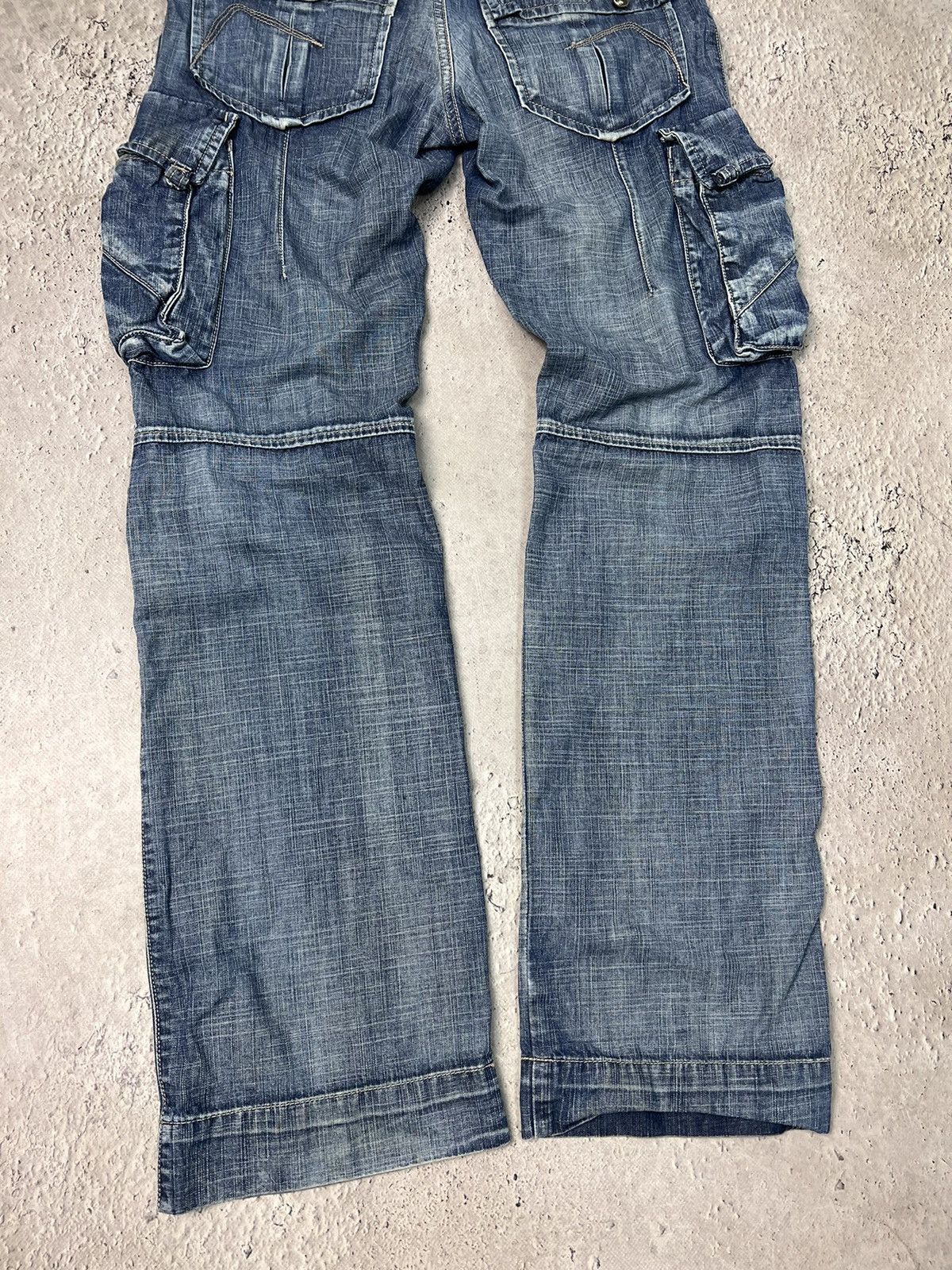 Diesel VTG Balenciaga Style Diesel Baggy Washed Jeans y2k Size US 31 - 9 Thumbnail