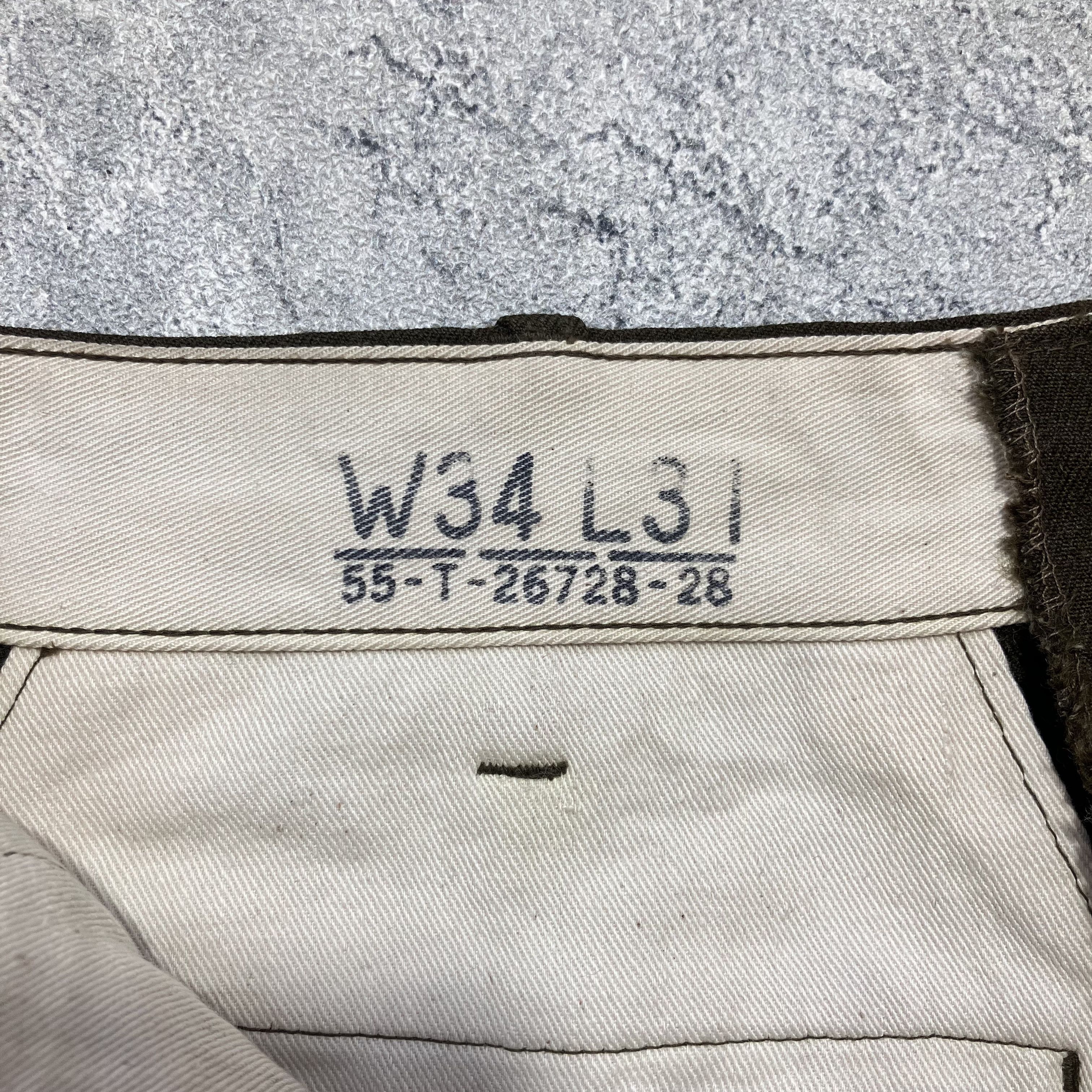The Real McCoy's 1950 Vintage Korean War US Army OG wool trousers Size US 32 / EU 48 - 3 Thumbnail