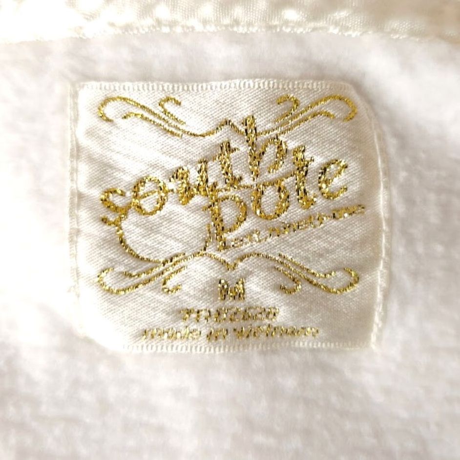 Southpole VINTAGE? Southpole Sweatshirt Hoodie Womens Size Small White Crop Top Y2K Retro Full Zip Size S / US 4 / IT 40 - 5 Thumbnail