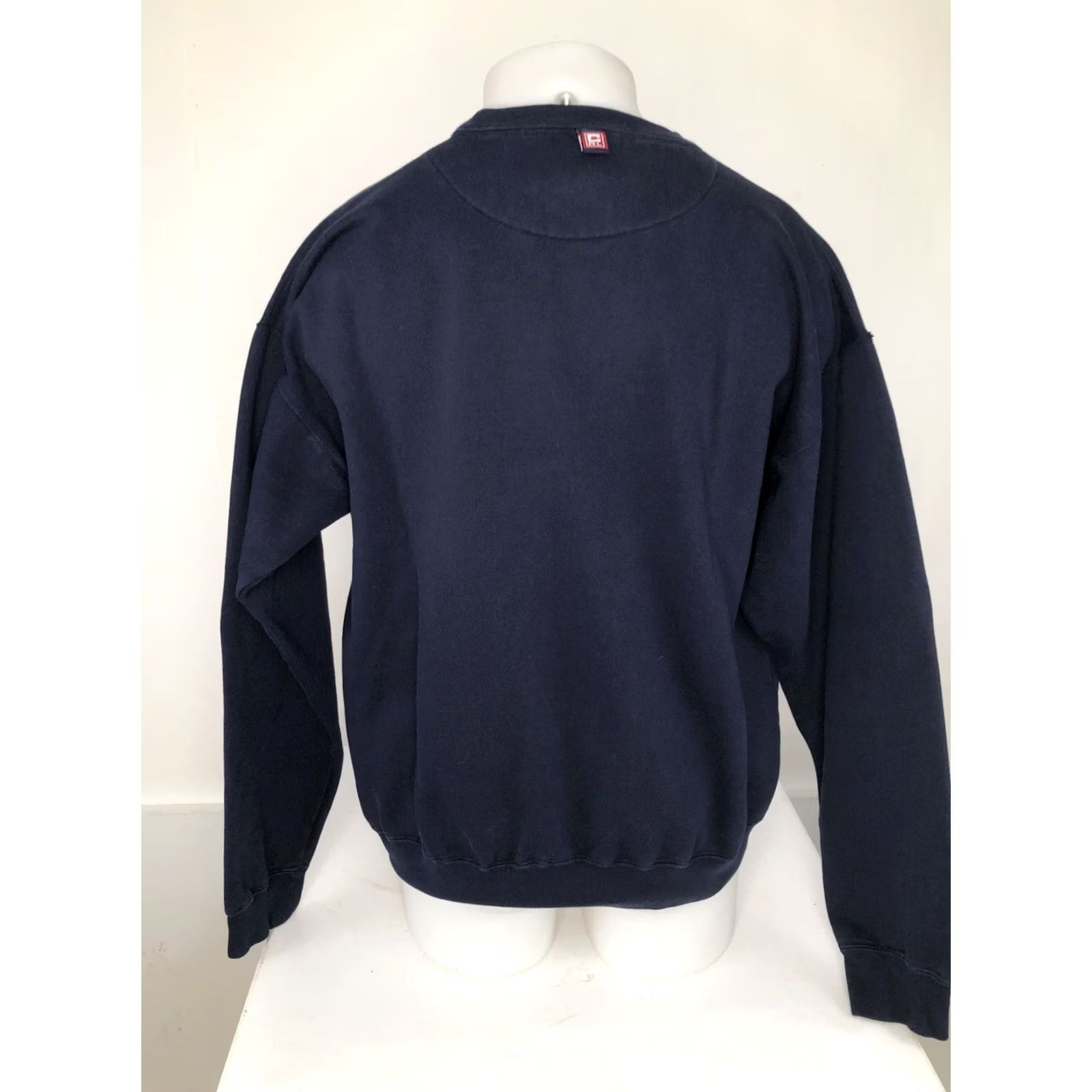 Ralph Lauren VINTAGE CHAPS / RALPH LAUREN Embroidered FLAG Mens L Sweatshirt Sweater - EXCELLENT Size US L / EU 52-54 / 3 - 4 Thumbnail