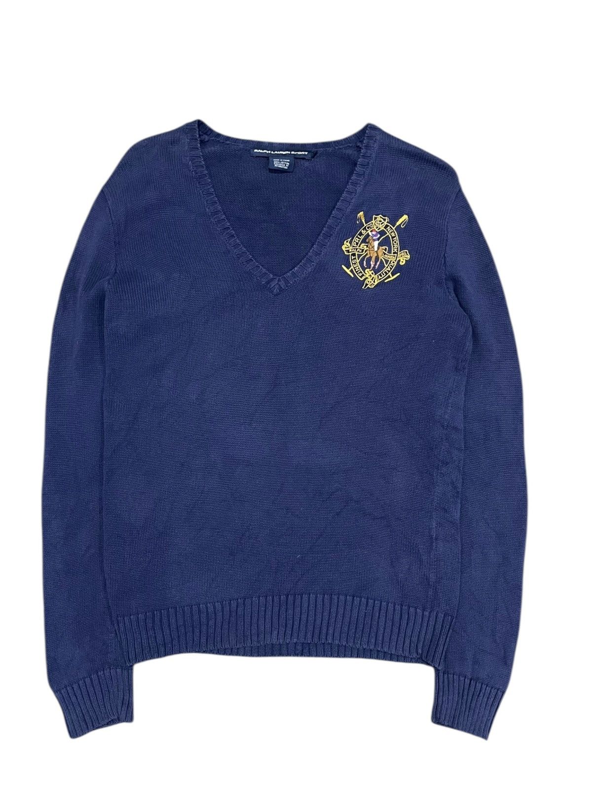 Polo Ralph Lauren VTG Polo Ralph Lauren Sport Knitted Jumper Sweater Size US M / EU 48-50 / 2 - 1 Thumbnail