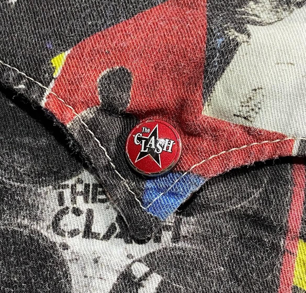 Band Tees × Hysteric Glamour × Japanese Brand 2000s Hysteric Glamour x The Clash Snap Button Shirt y2k Size US M / EU 48-50 / 2 - 5 Thumbnail