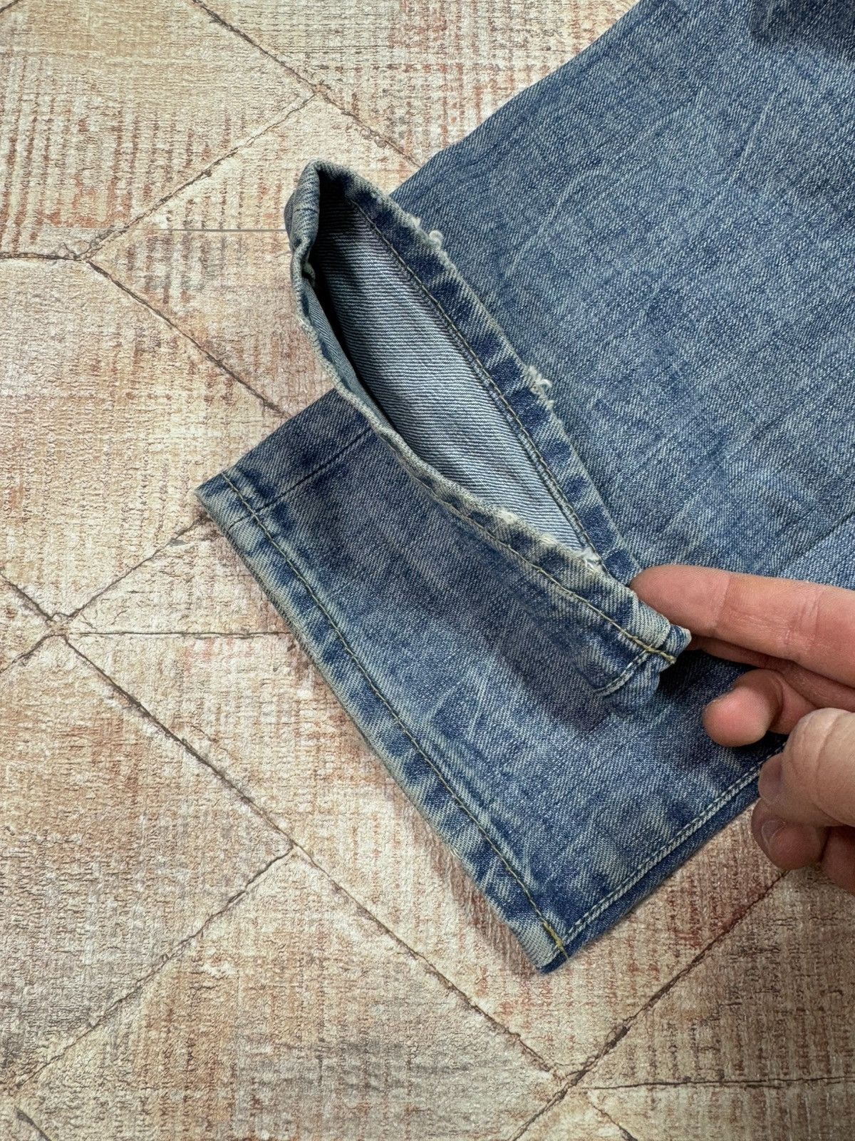 Denim & Supply Ralph Lauren × Ralph Lauren Polo Ralph Denim & Supply Slim Raw Blue Washed Denim 32/34 Size US 32 / EU 48 - 19 Thumbnail
