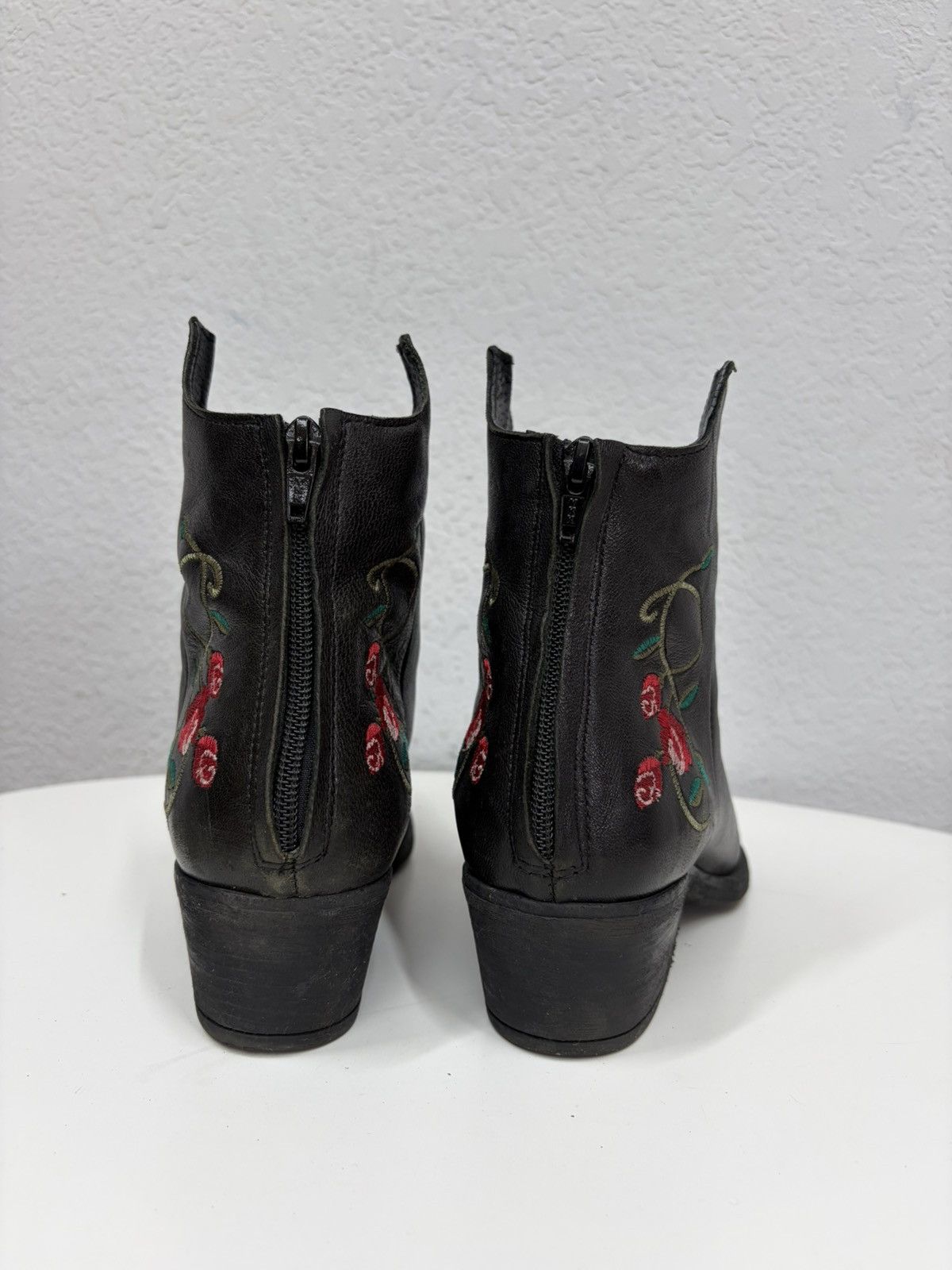 If Six Was Nine Vintage Y2K Guidi CCP Style Distressed Leather Biker Boots Size US 8 / EU 41 - 12 Thumbnail
