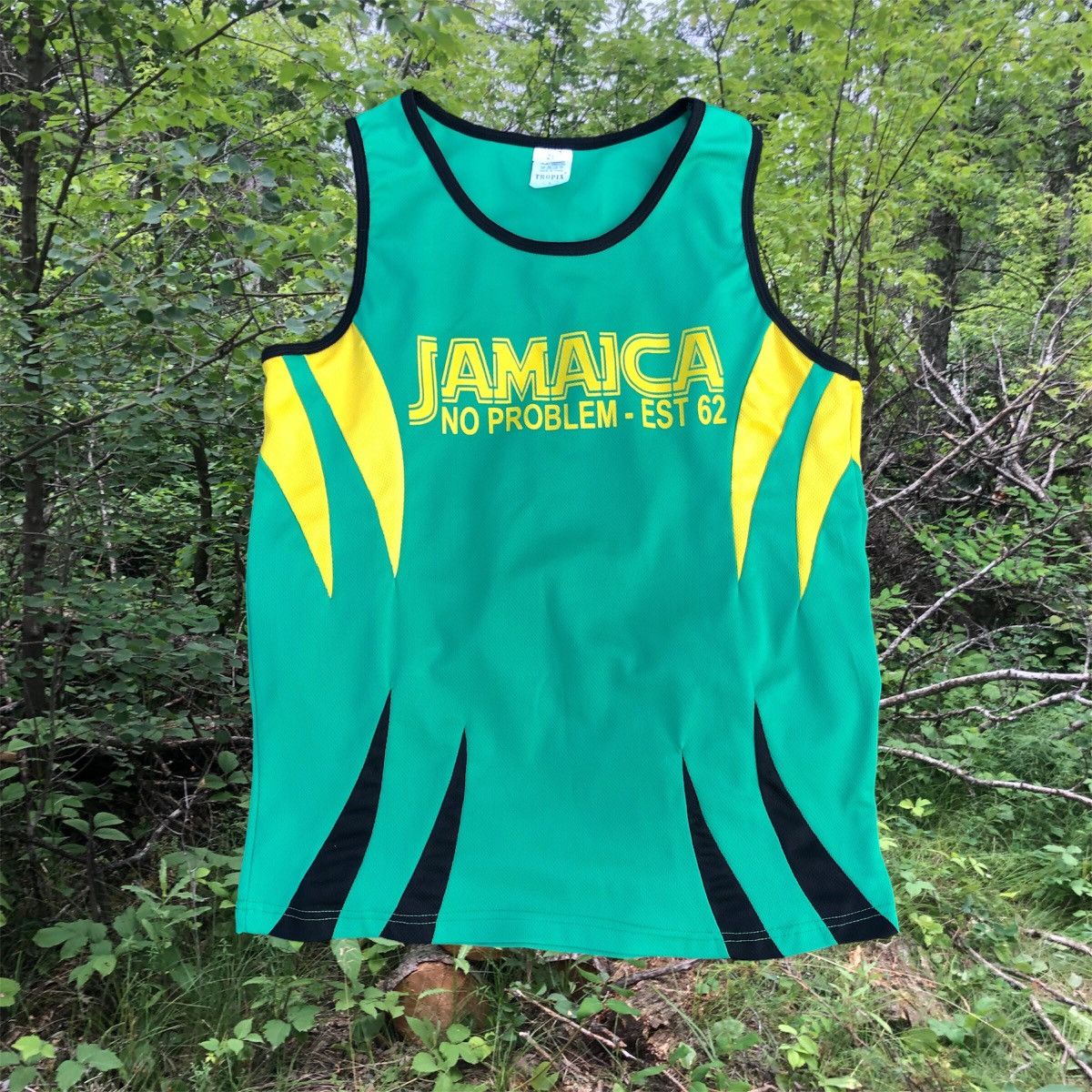 Vintage Jamaica “no problem” sleeveless shirt Size US L / EU 52-54 / 3 - 1 Thumbnail